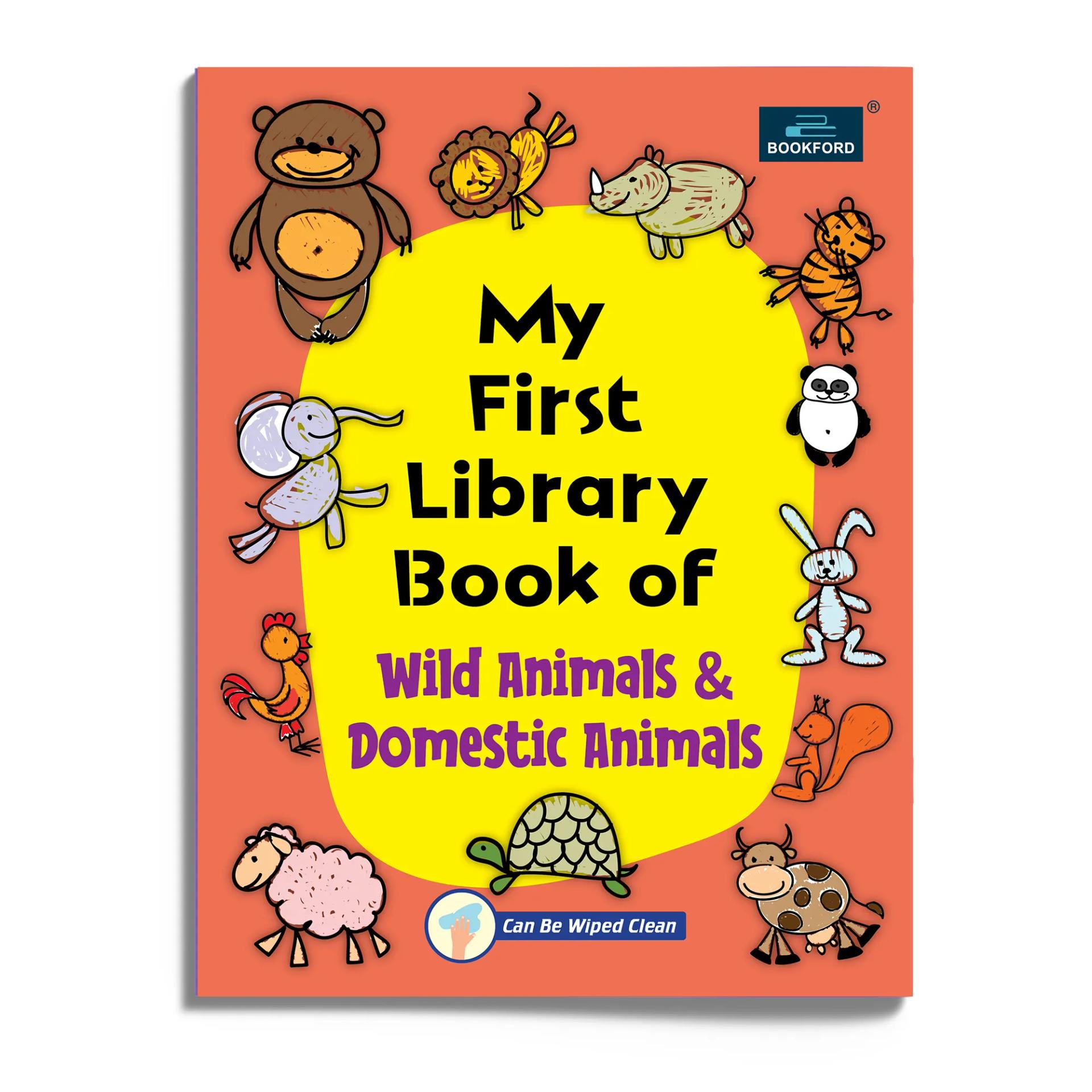 My First Library Book Of - Wild Animals And Domestic Animals Books For Kids - 3