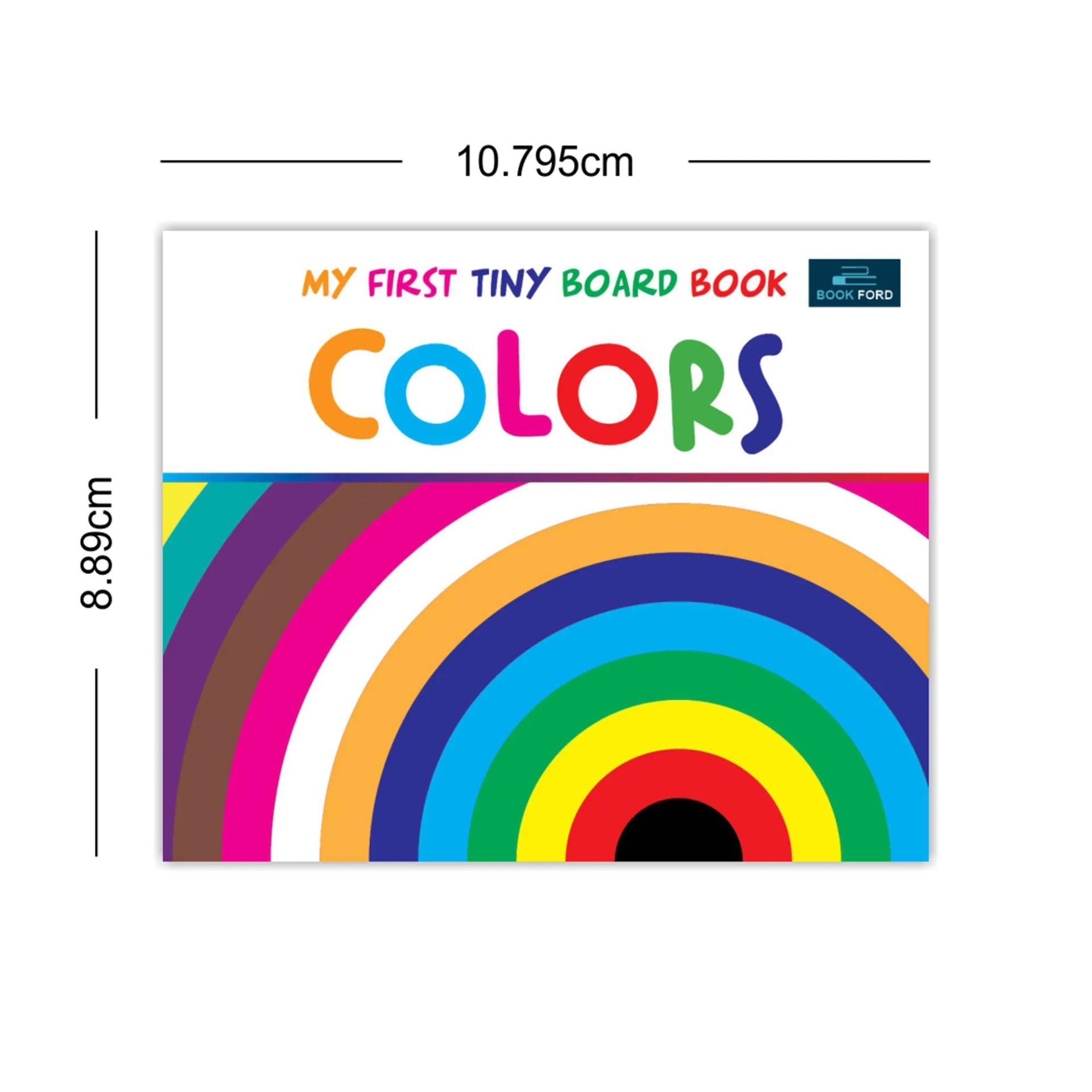My First Tiny Board Books - Set Of 2 Books - Colors And Shapes For Kids Hardcover,    - 5