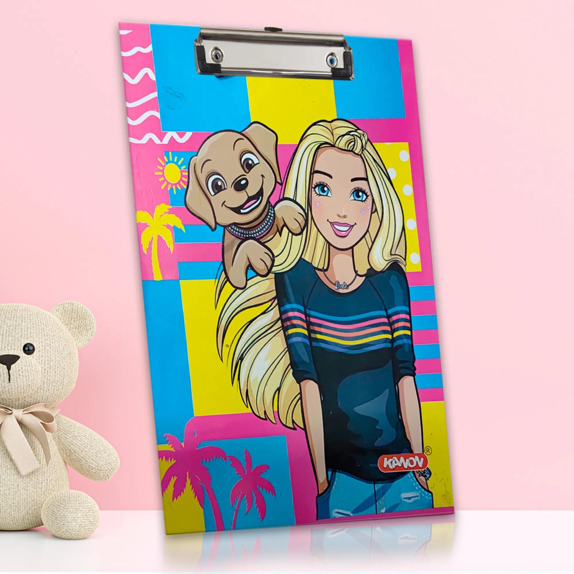 Barbie2 Paper Clipboard | Writing Pad | Drawing/Writing/Exam Board/Clipboard - 1