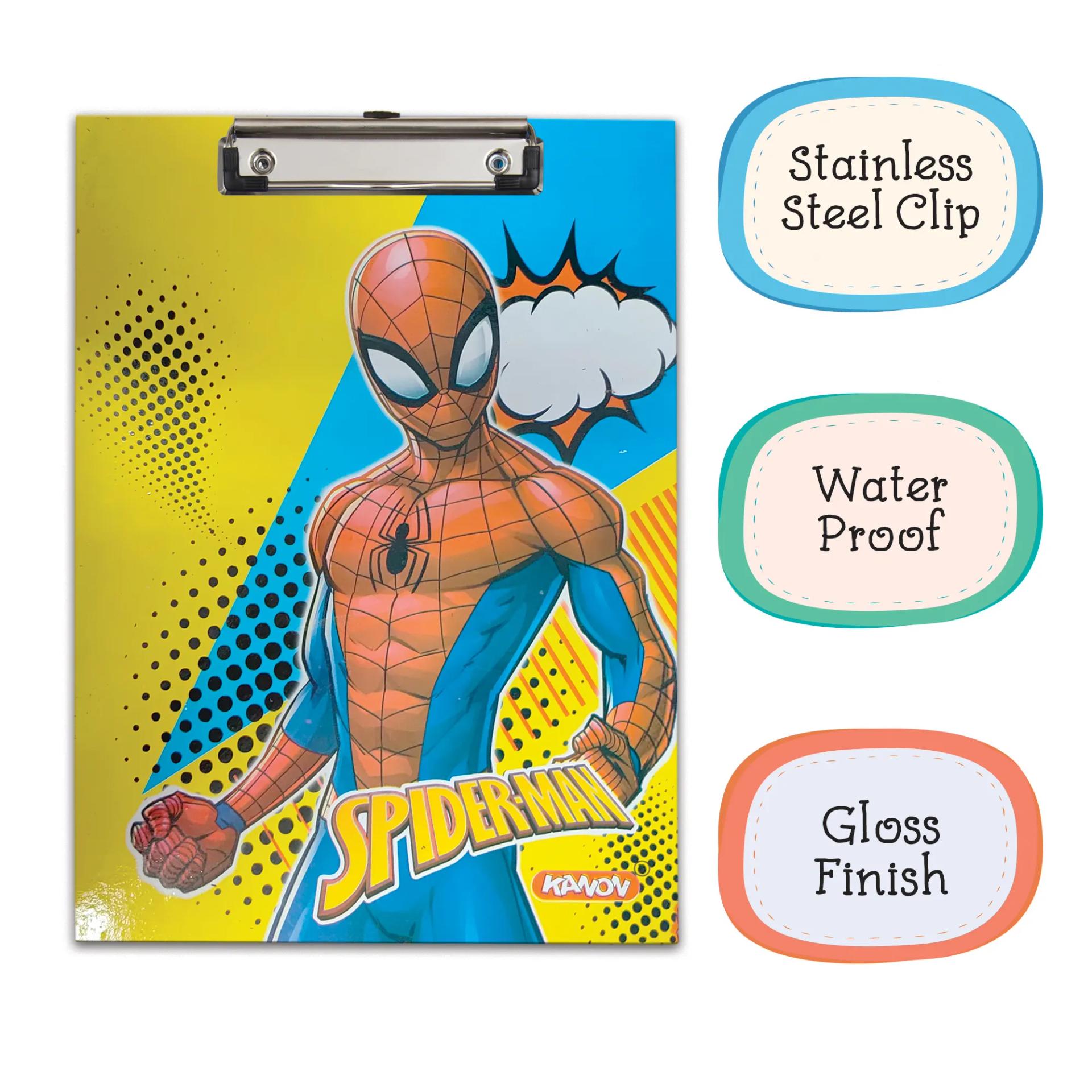 Spider Man Paper Clipboard | Writing Pad | Drawing/Writing/Exam Board/Clipboard - 4