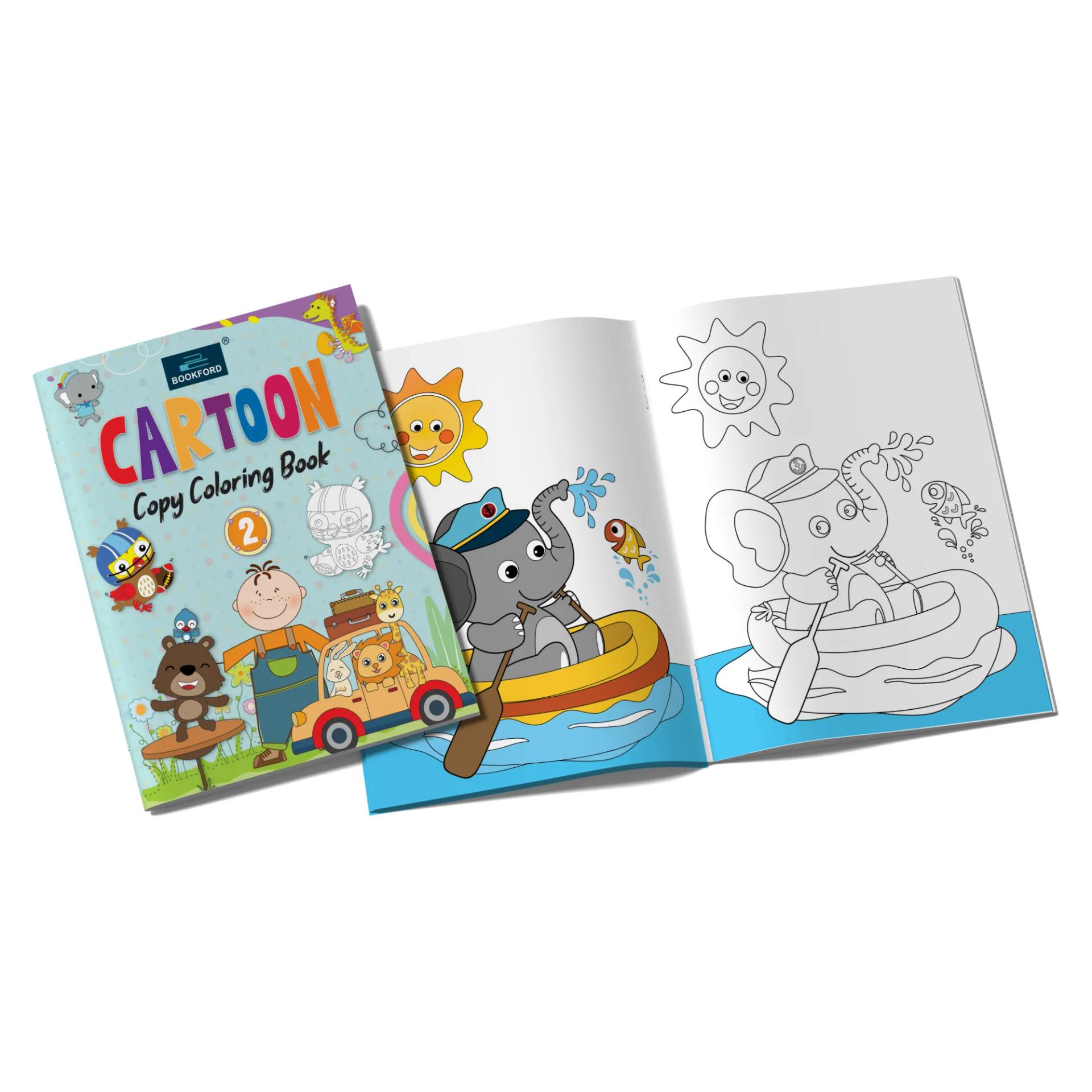 Cartoon Copy Coloring Book Part 2 Coloring Book For Kids - 4