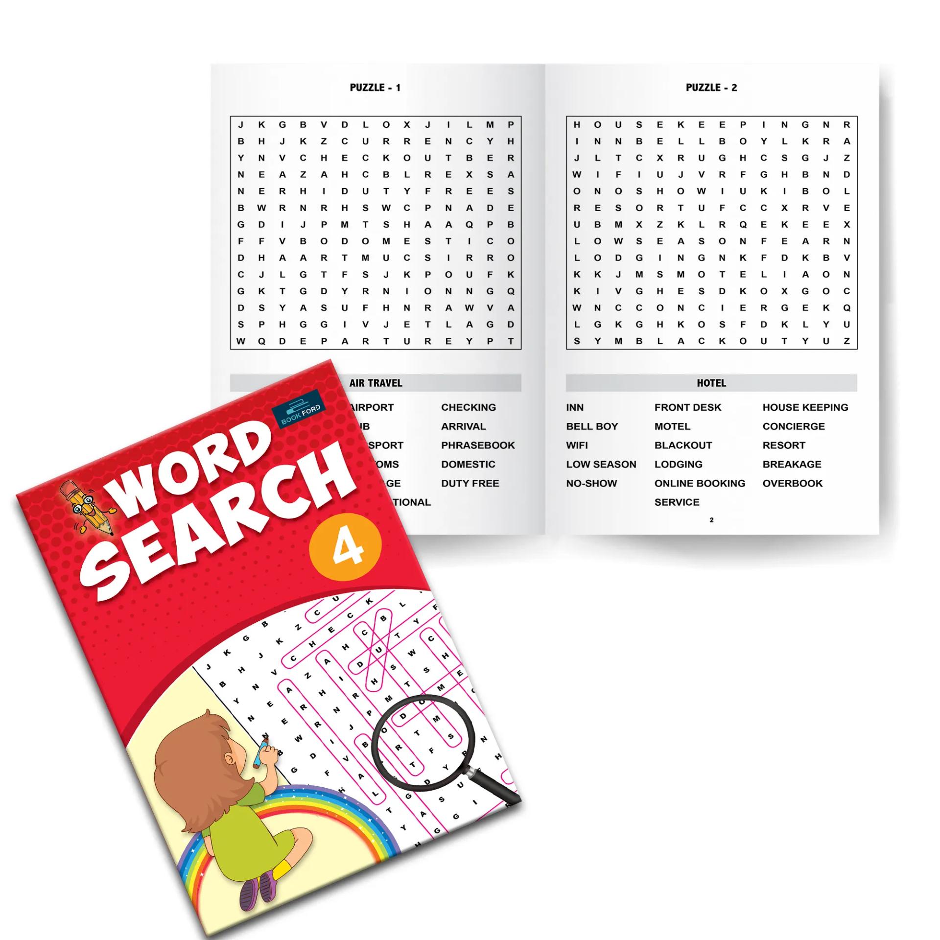 Word Search Book - Part 4 For Kids - 5