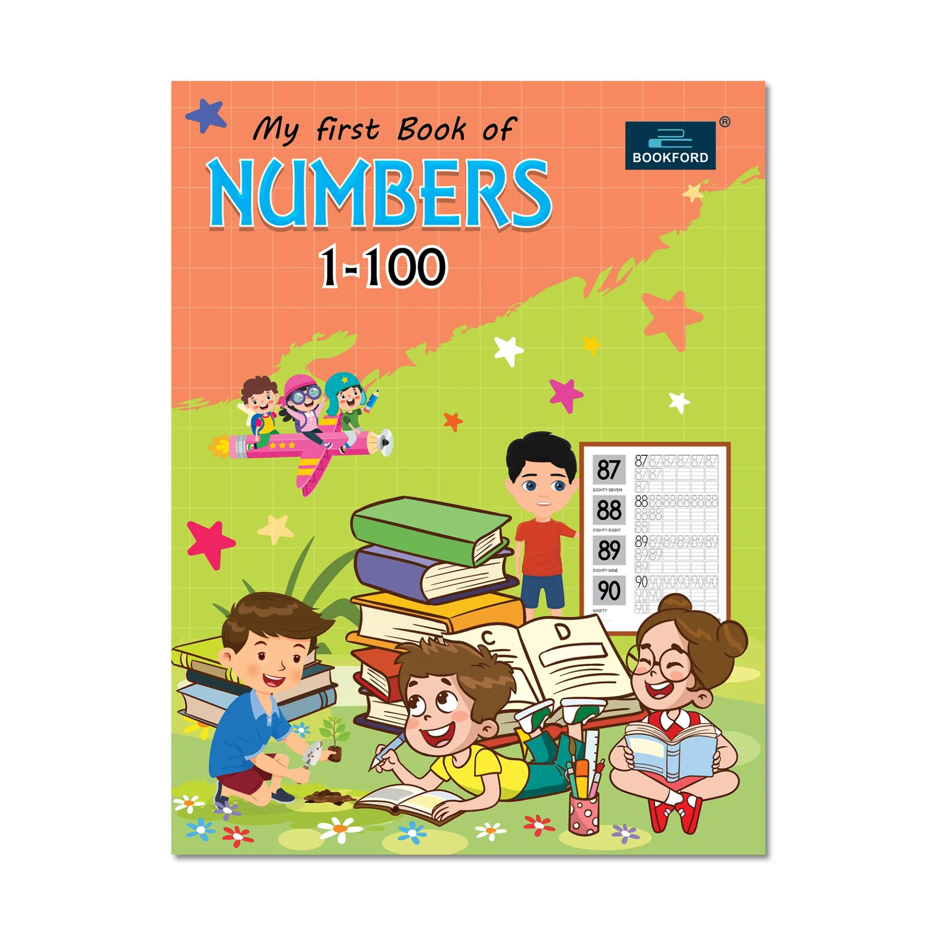 My First Writing Books For Kids - Set Of 2 Books - Capital & Small Letters, And Numbers 1-100 - 4