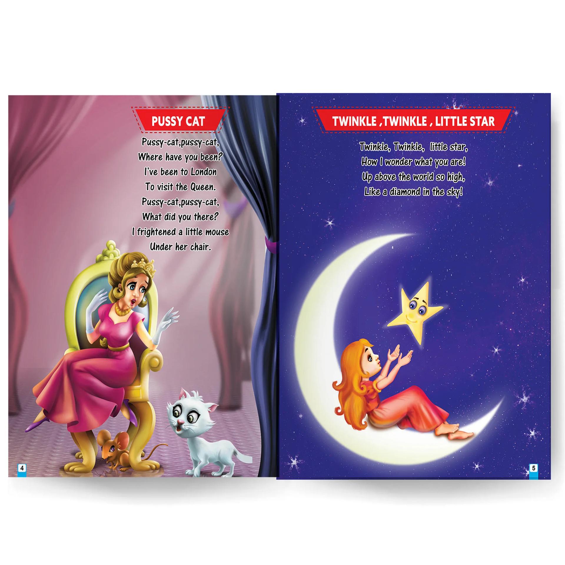 My First Library Book Of - Nursery Rhymes English Rhymes Books For Kids - 6
