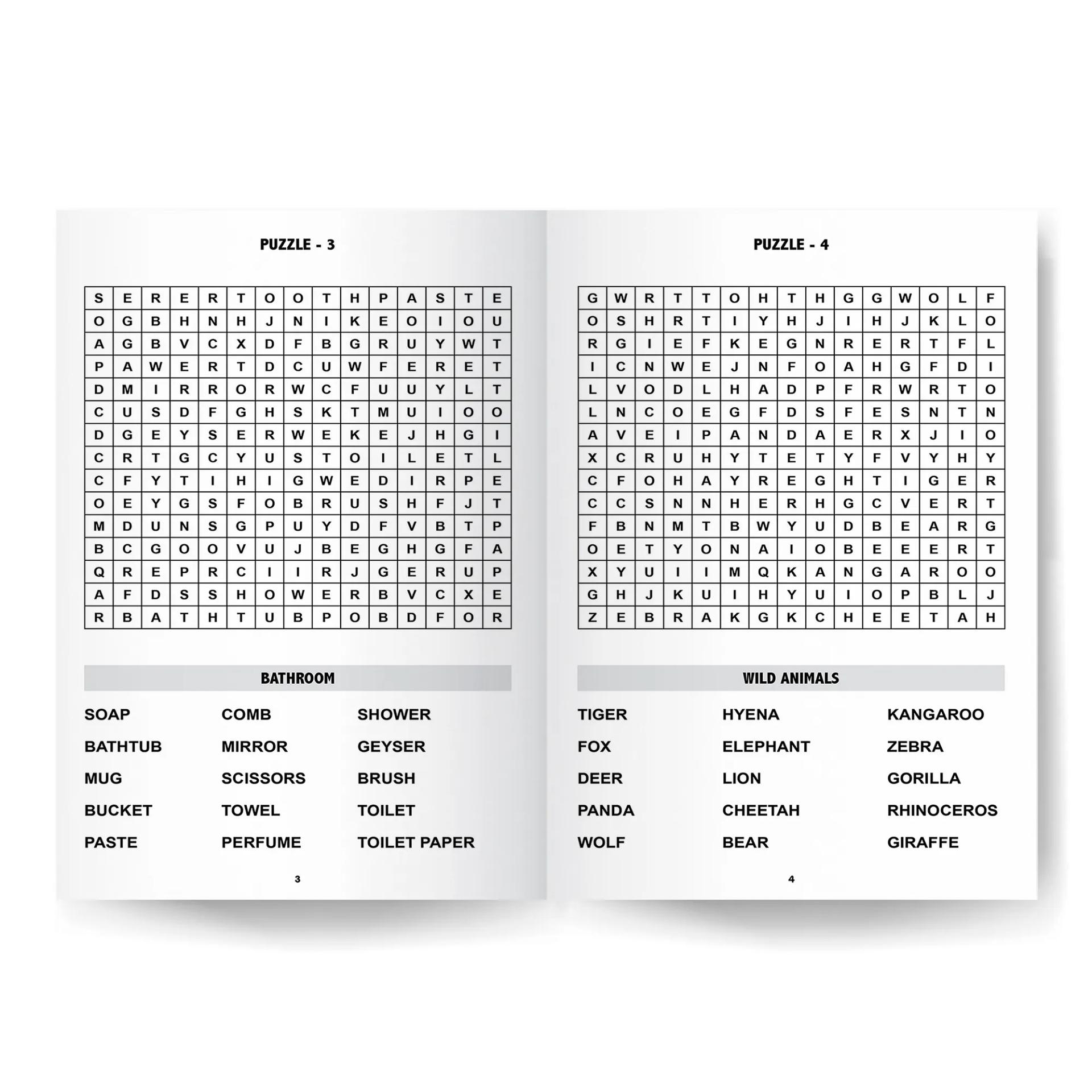 Word Search Book - Part 1 For Kids - 2