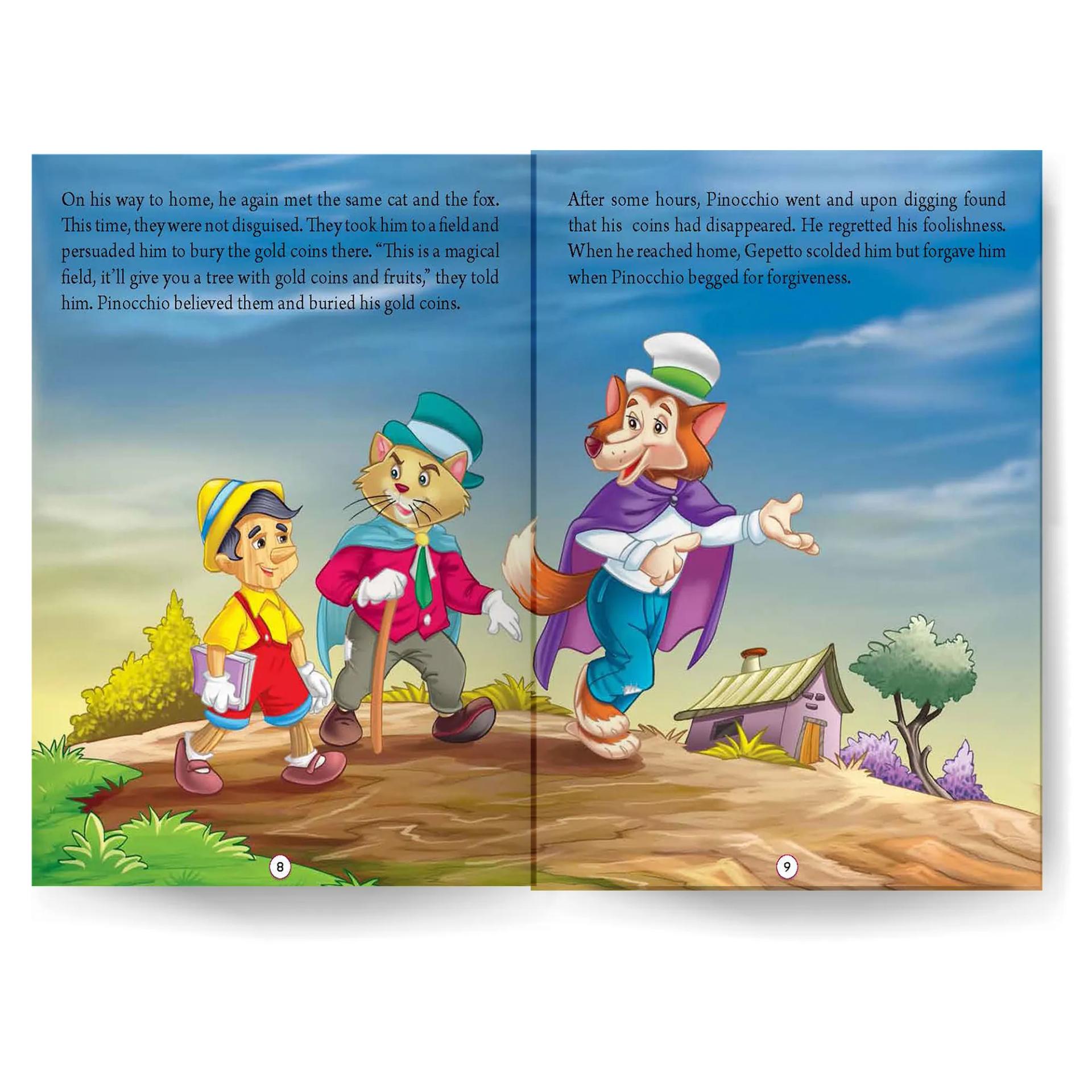 Pinocchio  - Fairy Tales Story Book - Pinocchio Story Books For Kids 3 To 8 Years  - 7