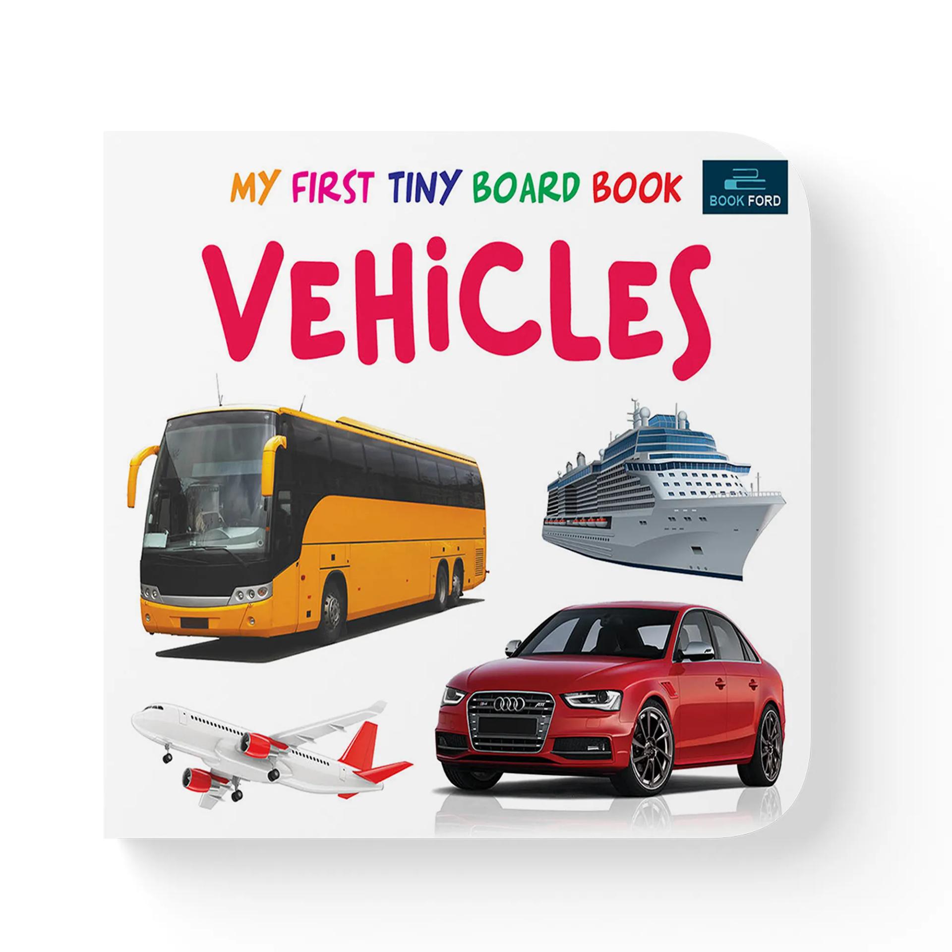 My First Tiny Board Books - Set Of 2 Books - Hindi Varnamala, And Vehicles For Kids - 4