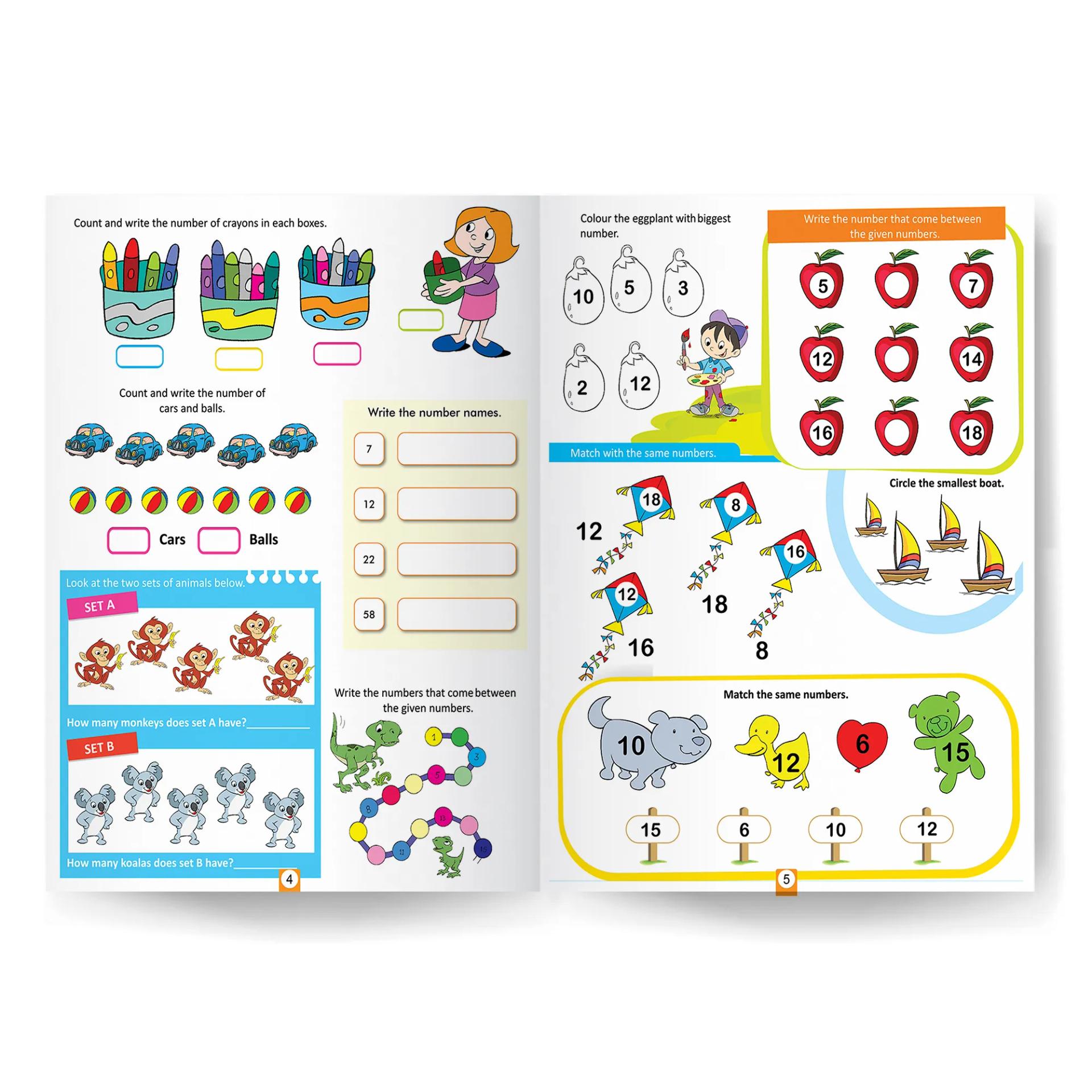 500 Maths Activity Book - Develop Math Skills, Number Sense, Basic Operations, and More. - 8