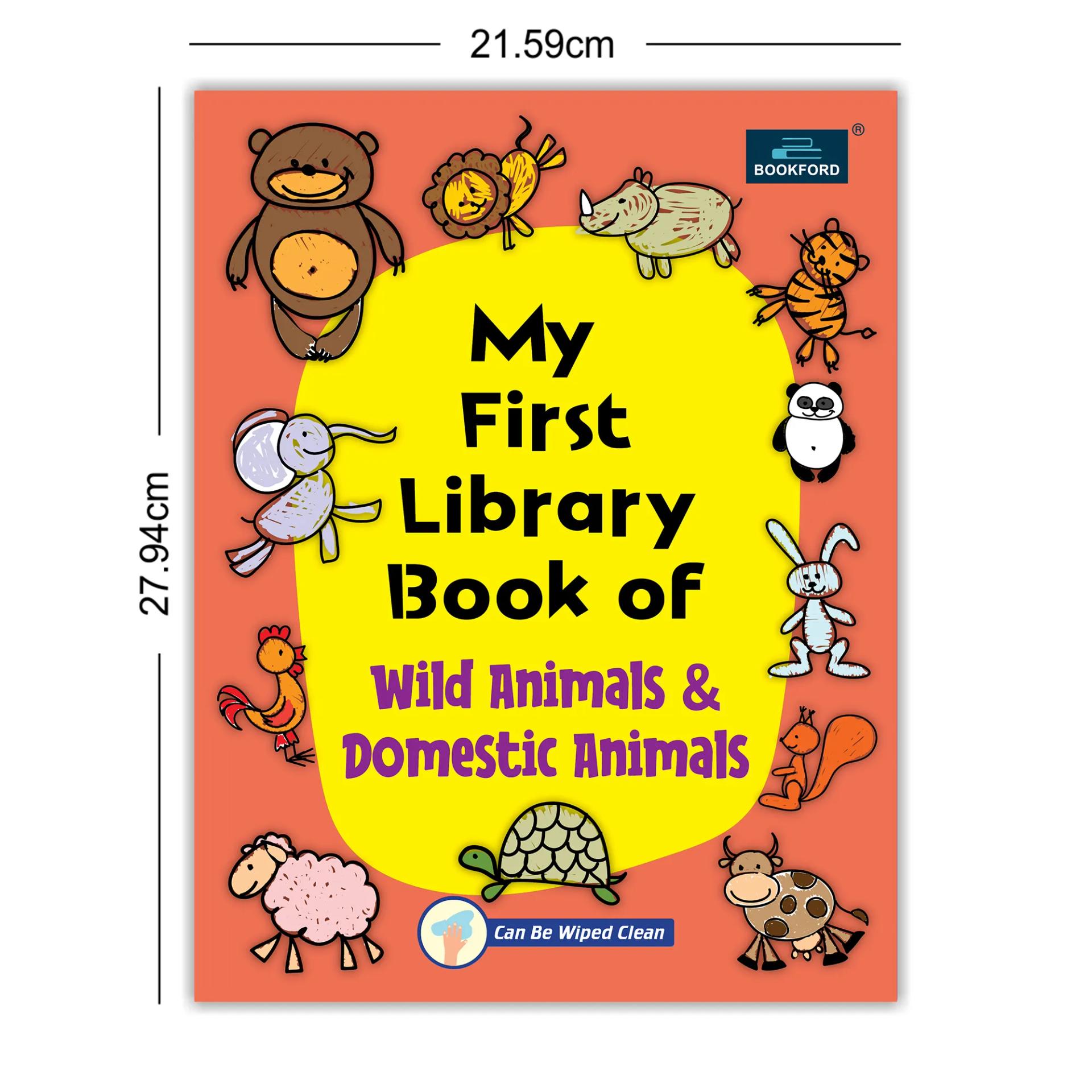 My First Library Book Of - Wild Animals And Domestic Animals Books For Kids - 2