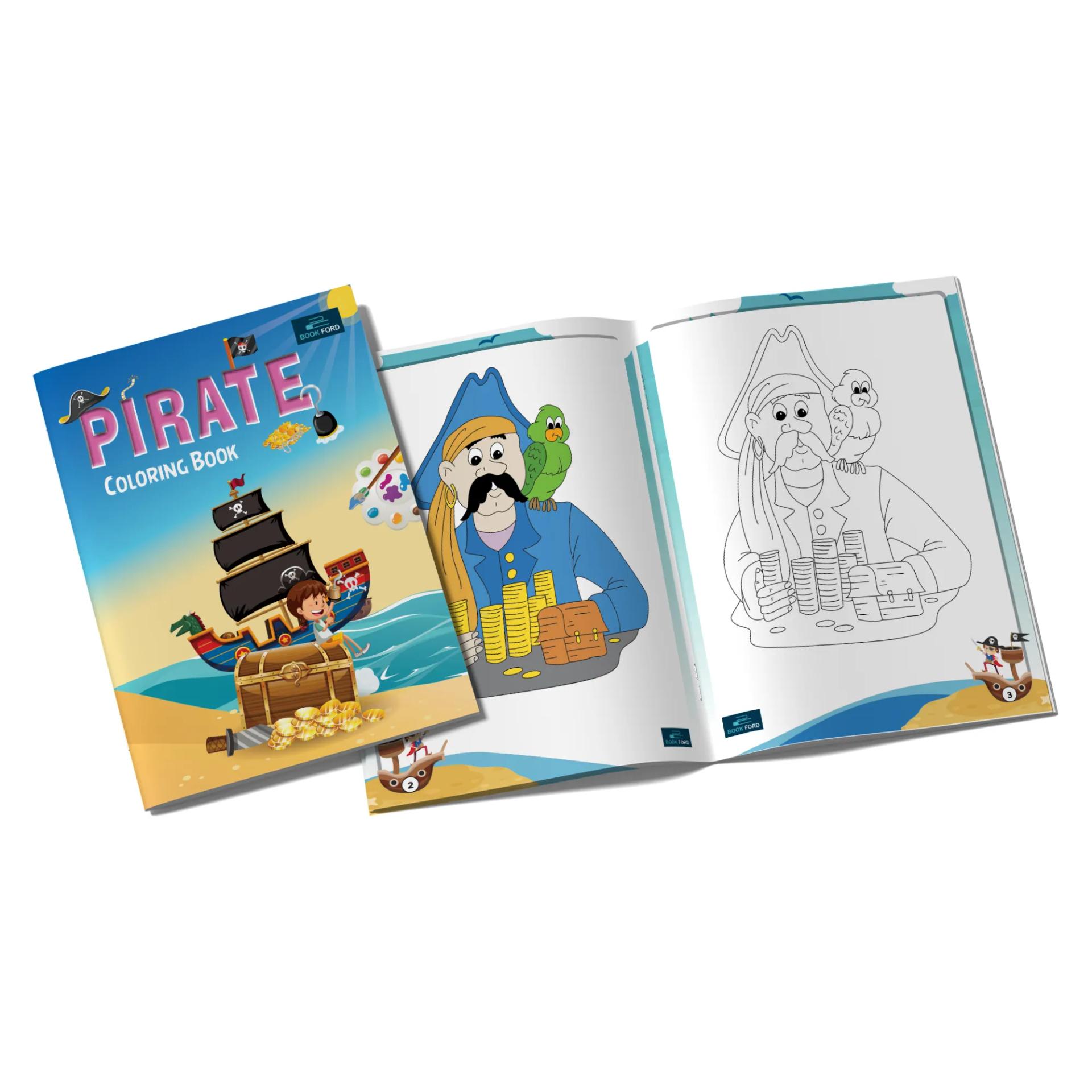 Pirate Coloring Book For Kids  - 4