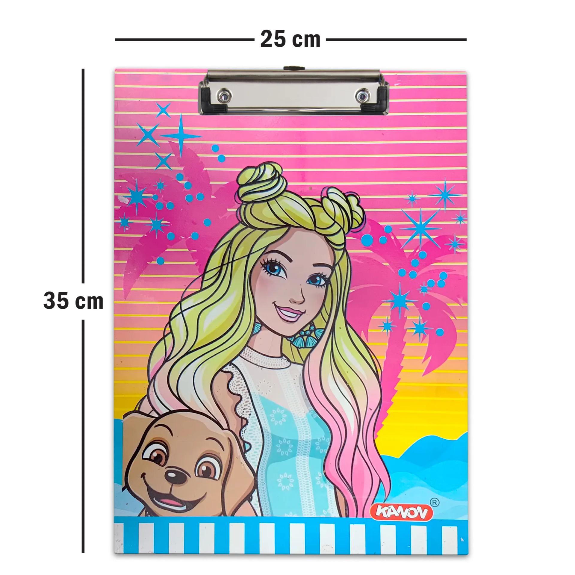 Barbie1 Paper Clipboard | Writing Pad | Drawing/Writing/Exam Board/Clipboard - 2