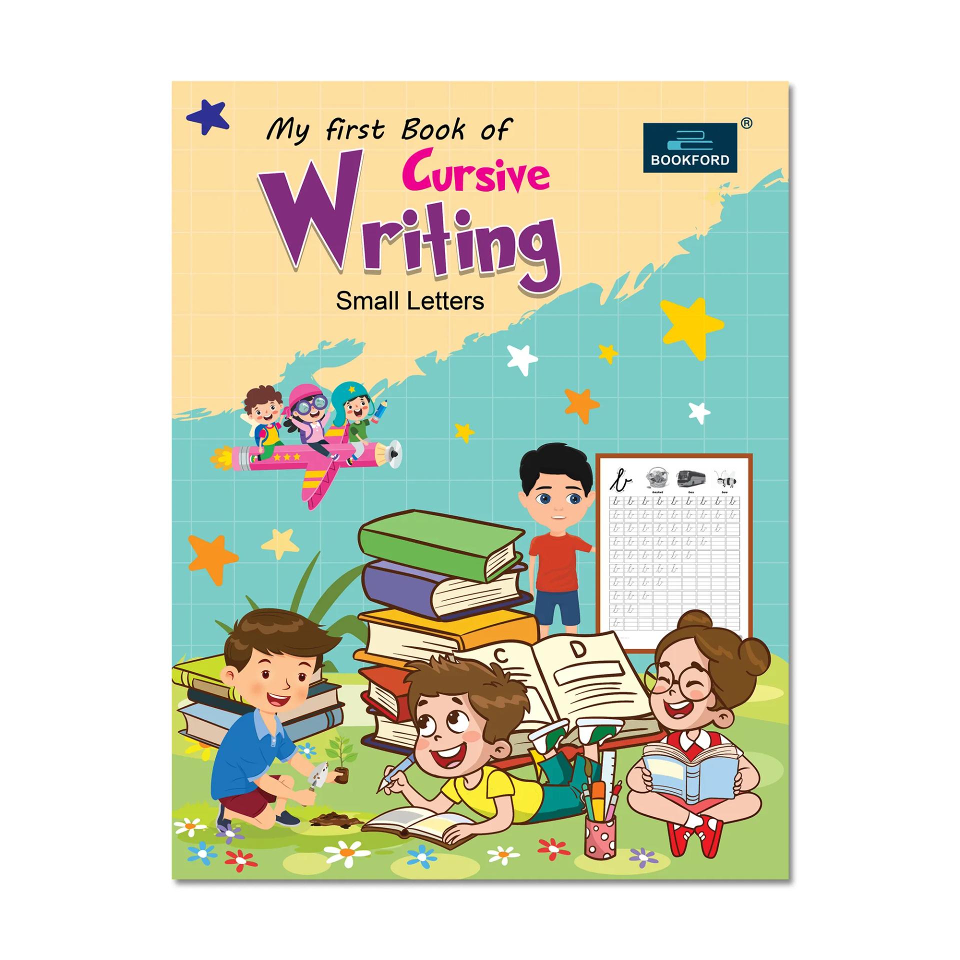 My First Cursive Writing Books For Kids - Set Of 2 Books - Capital Letters , And Small Letters - 3