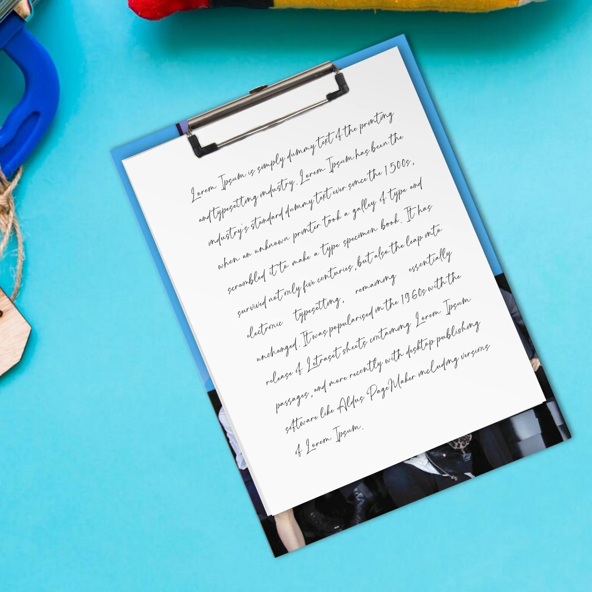 BTS Army Paper Clipboard | Writing Pad | Drawing/Writing/Exam Board/Clipboard - 3