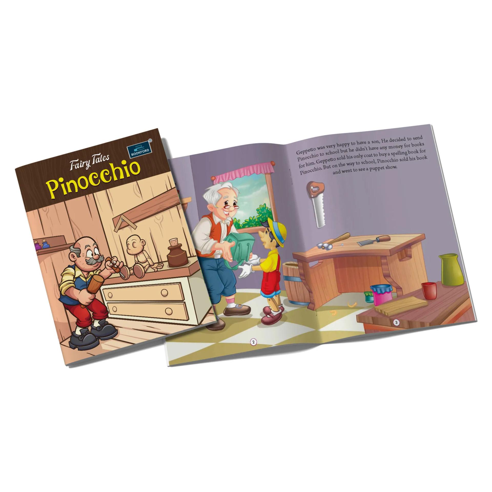 Pinocchio  - Fairy Tales Story Book - Pinocchio Story Books For Kids 3 To 8 Years  - 4