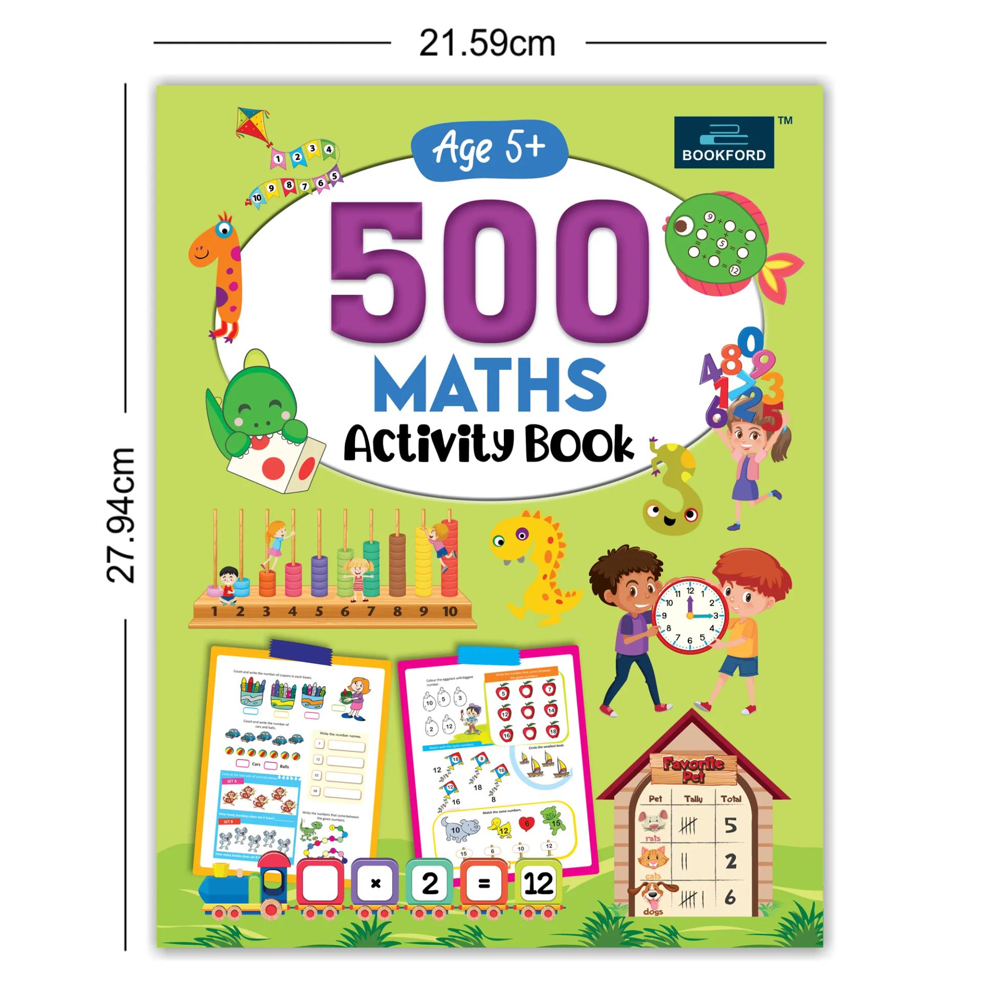500 Activity Book for Kids (Set of 3) - Maths , English And Science BOOKFORD - 2