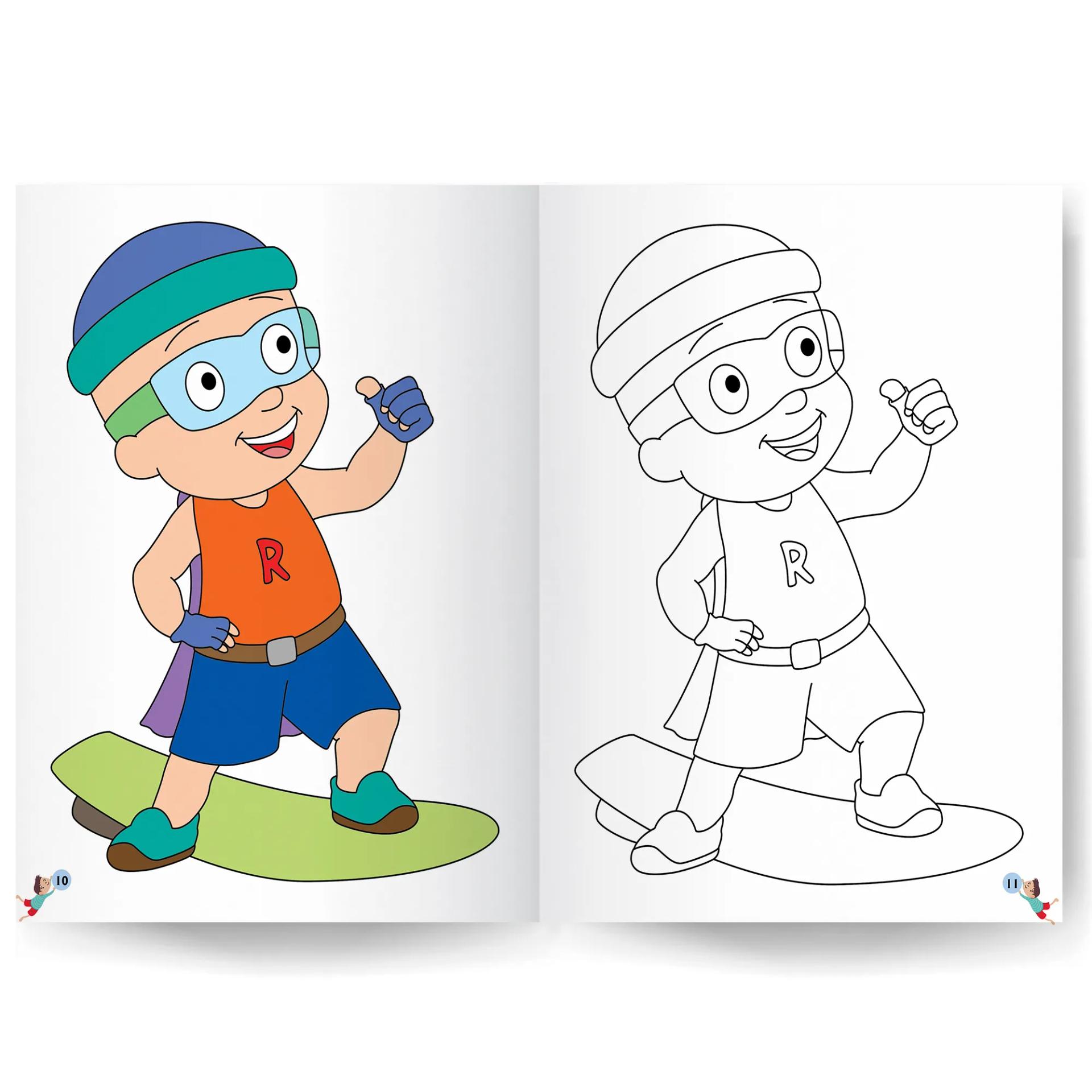 Super Heroes Coloring Book For Kids  - 6