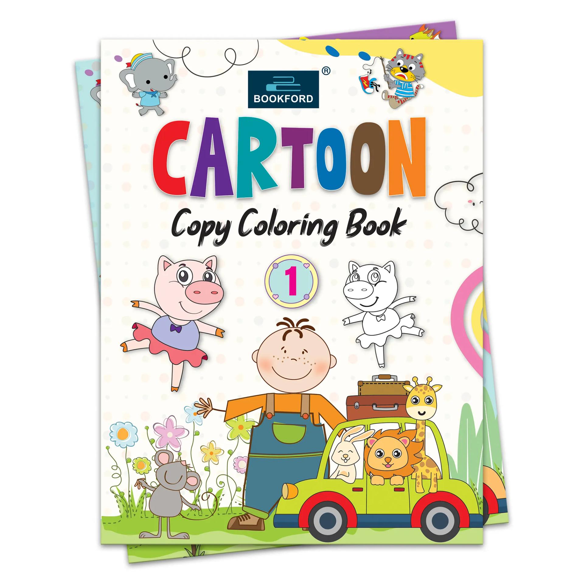 Cartoon Copy Coloring Book Part 1 Coloring Book For Kids - 1