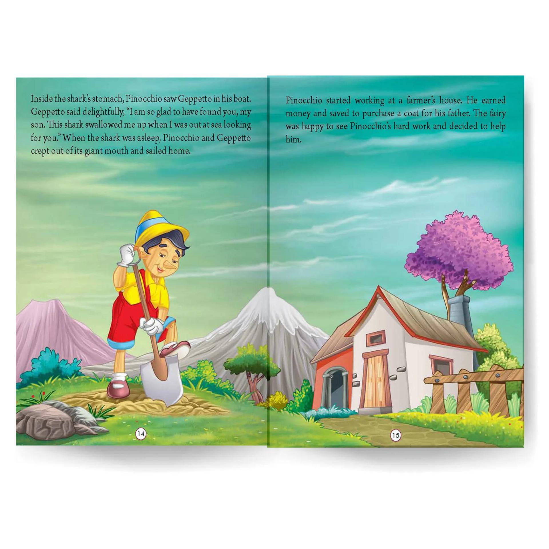 Pinocchio  - Fairy Tales Story Book - Pinocchio Story Books For Kids 3 To 8 Years  - 6