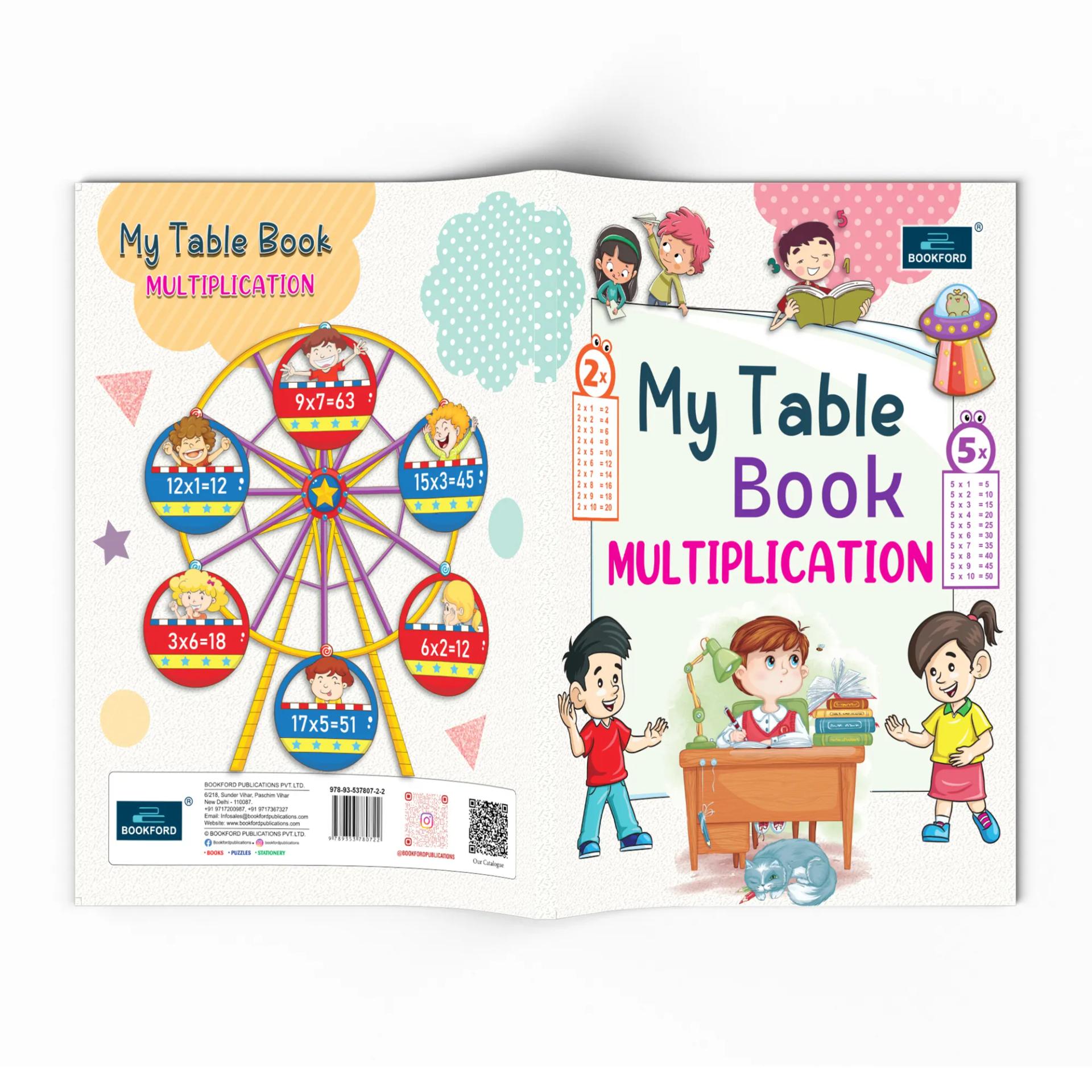 My Table Book Multiplication Books For Kids - 4