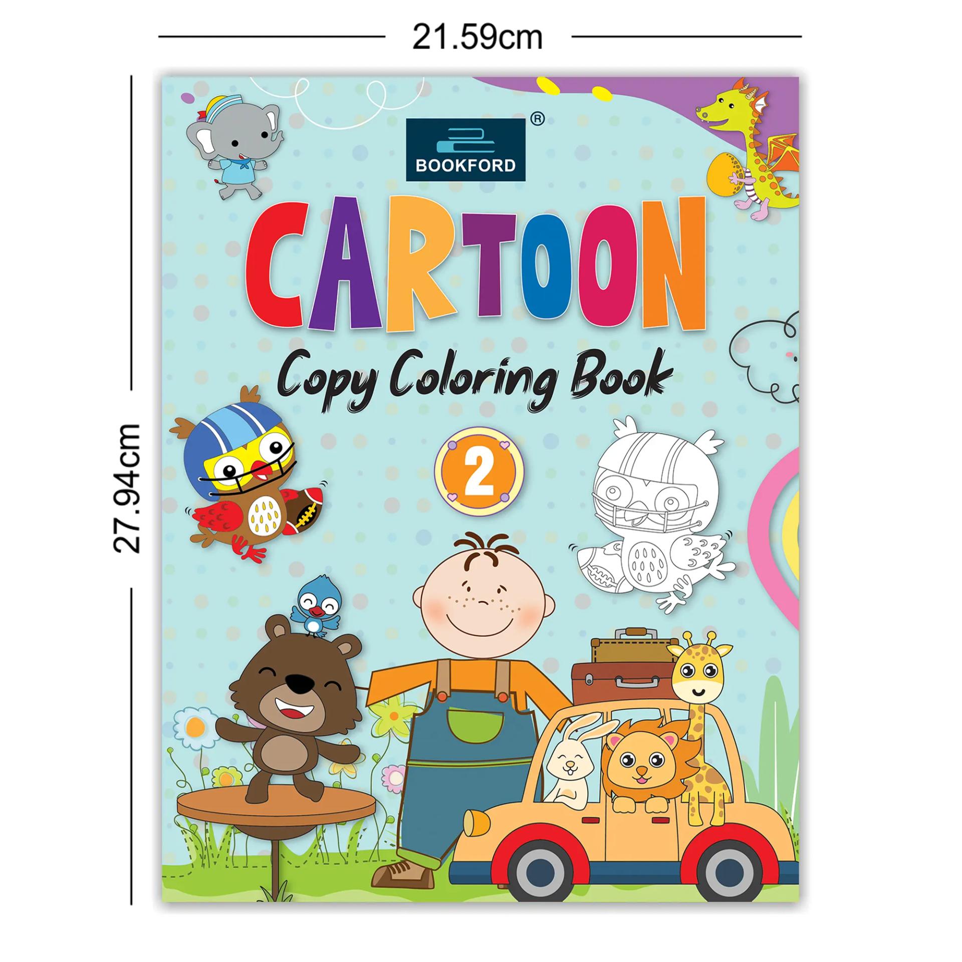 Cartoon Copy Coloring Book Part 2 Coloring Book For Kids - 3