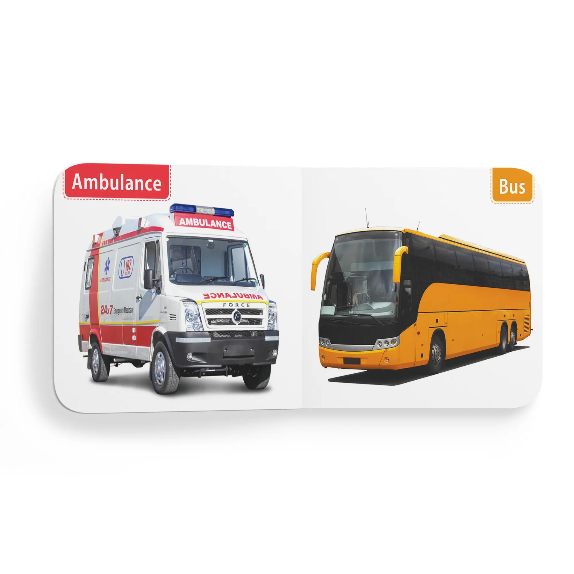 My First Tiny Board Book - Vehicles Books For Kids - 2