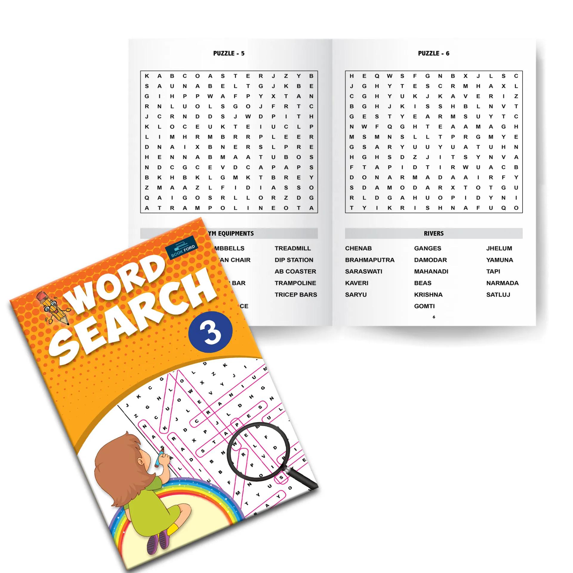 Word Search Book - Part 3 For Kids - 6