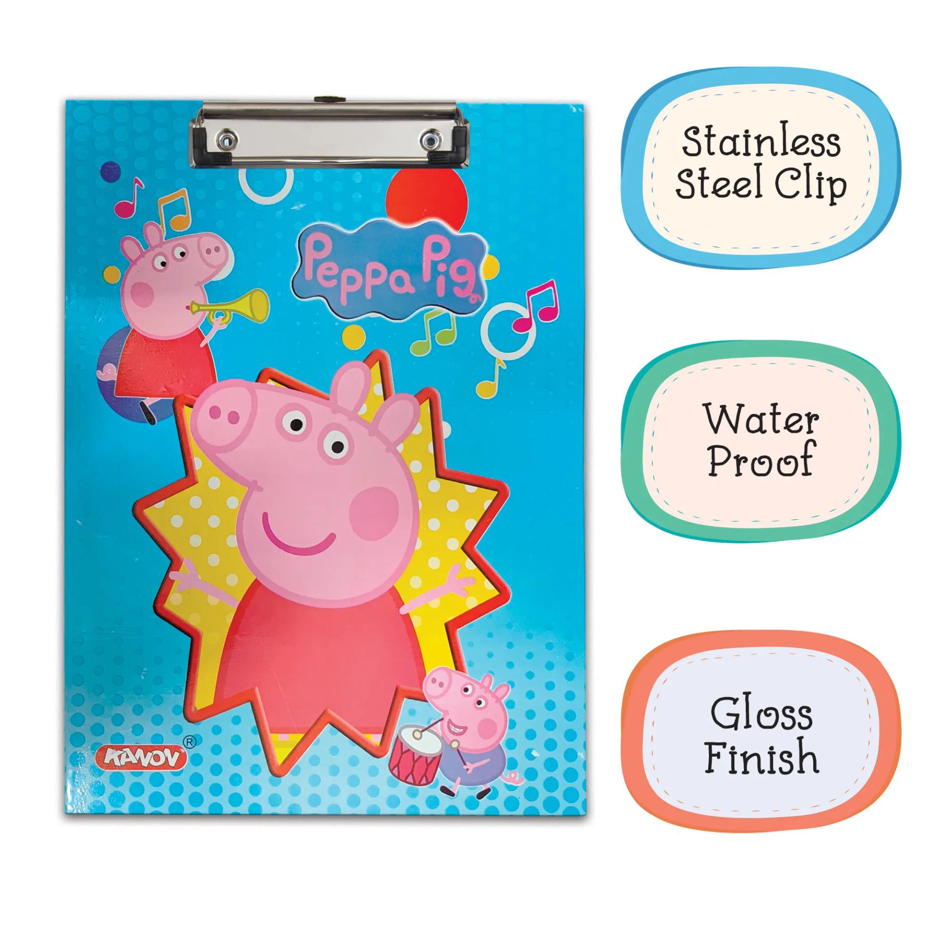 Peppa pig Paper Clipboard | Writing Pad | Drawing/Writing/Exam Board/Clipboard - 4