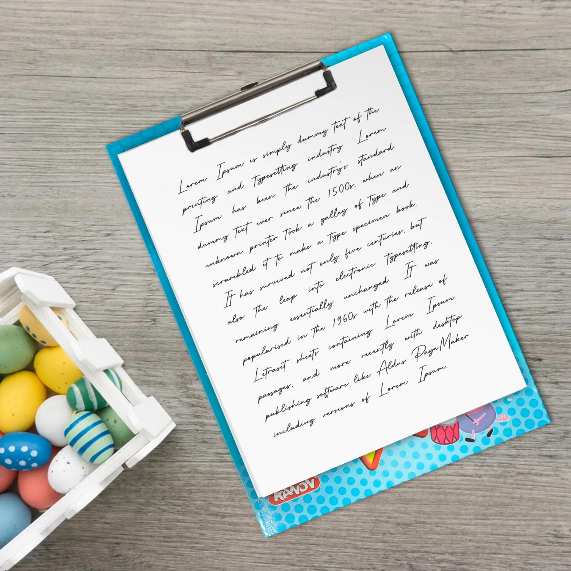 Peppa pig Paper Clipboard | Writing Pad | Drawing/Writing/Exam Board/Clipboard - 3