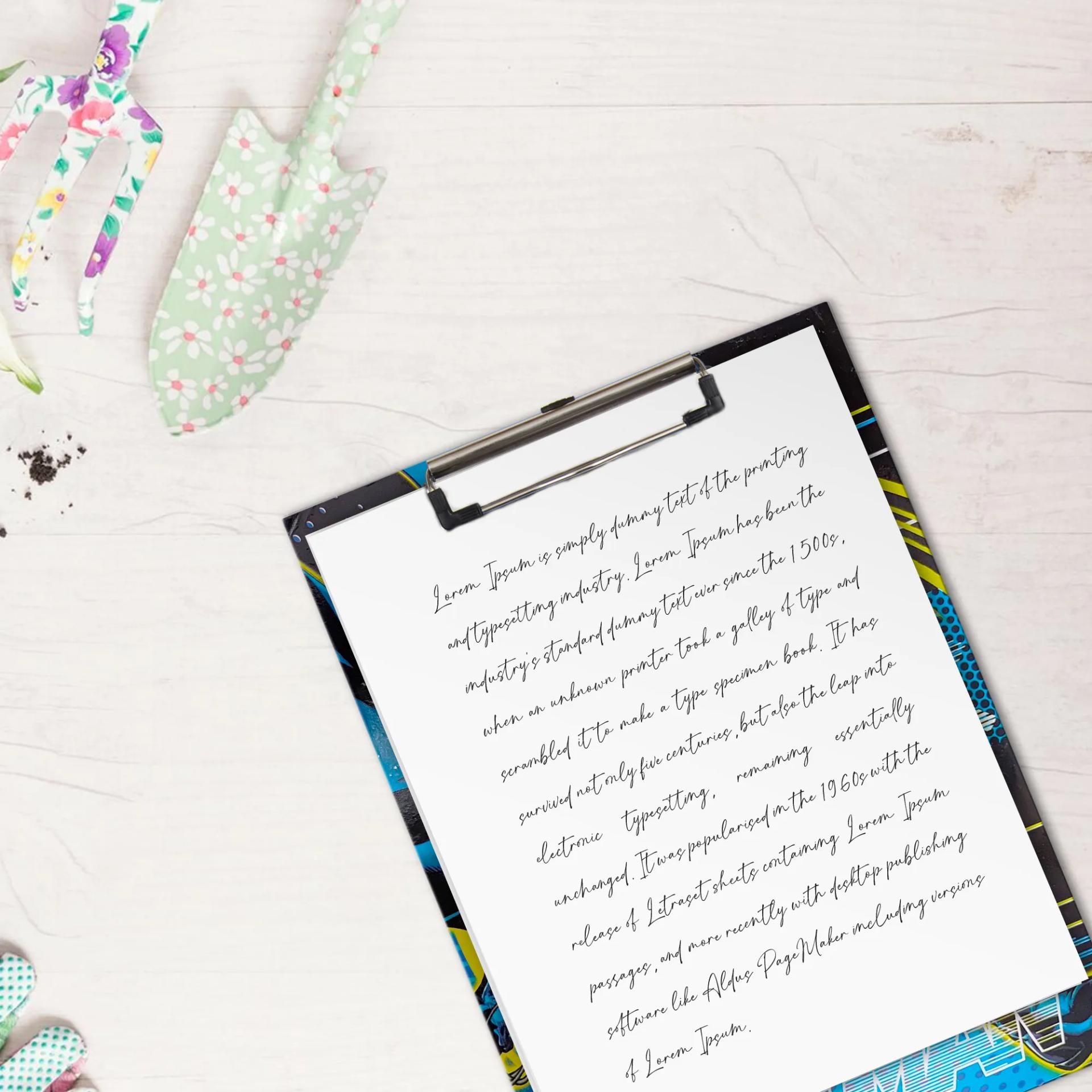 Batman Paper Clipboard | Writing Pad | Drawing/Writing/Exam Board/Clipboard - 3