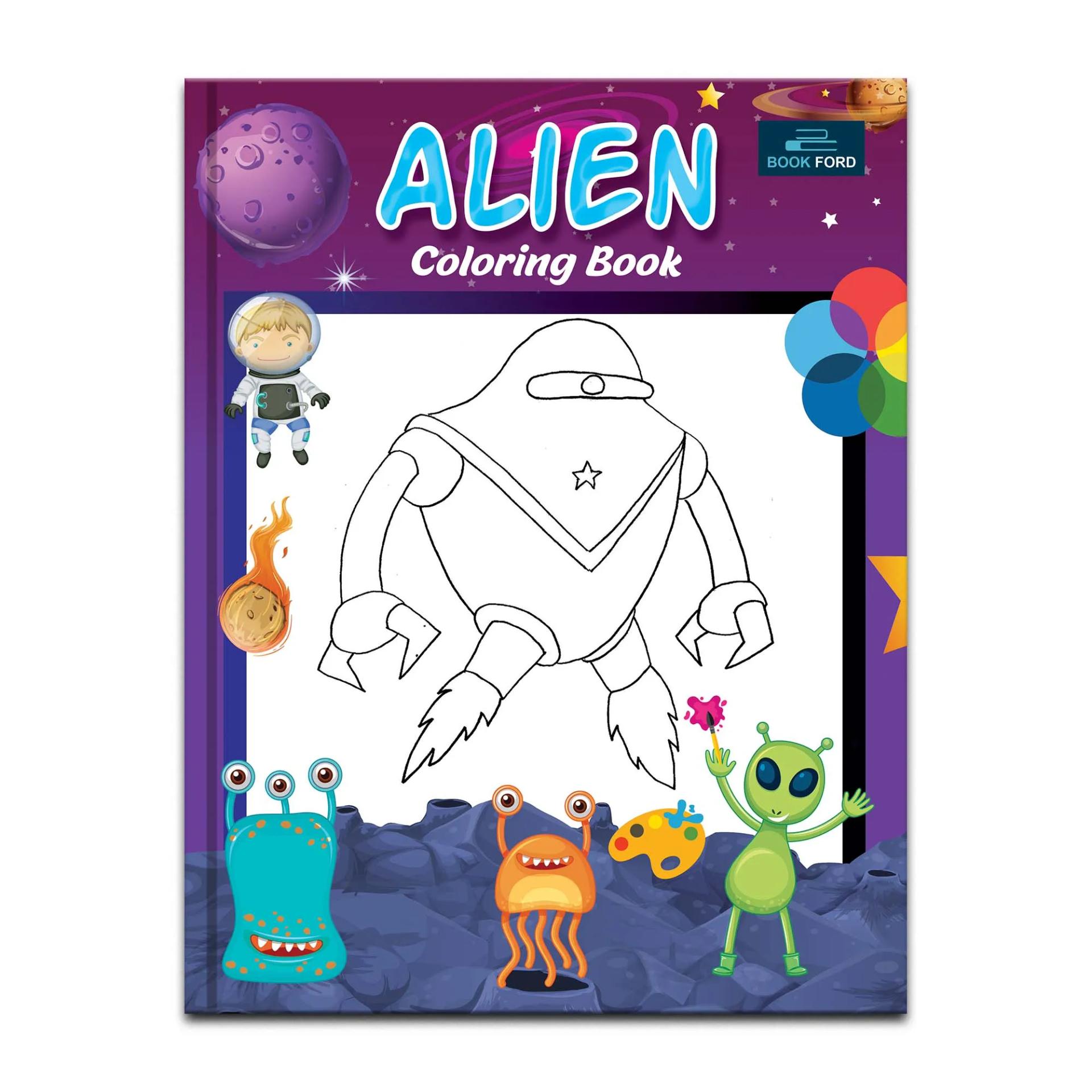 Alien Coloring Book For Kids  - 1