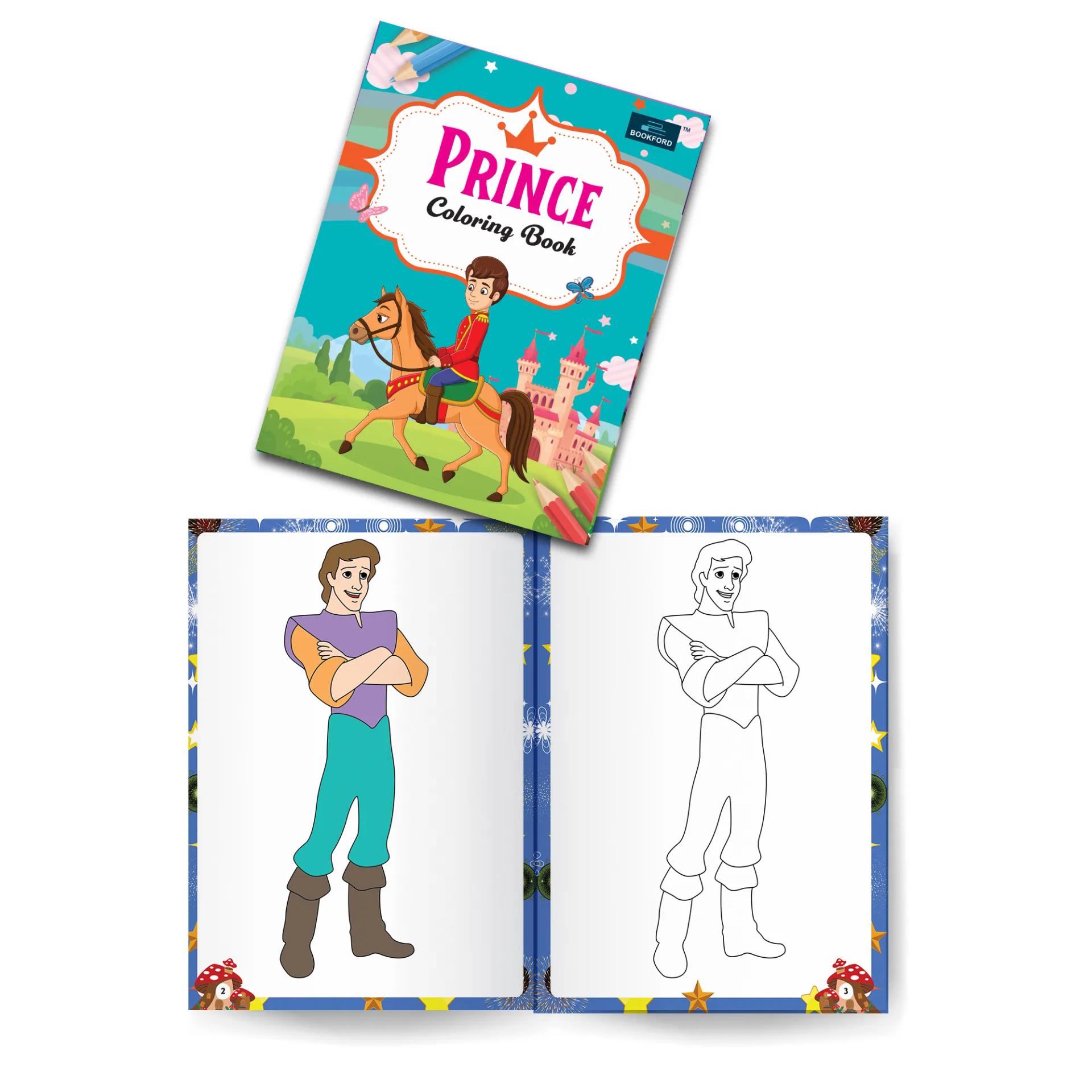 Prince Coloring Book For Kids  - 1