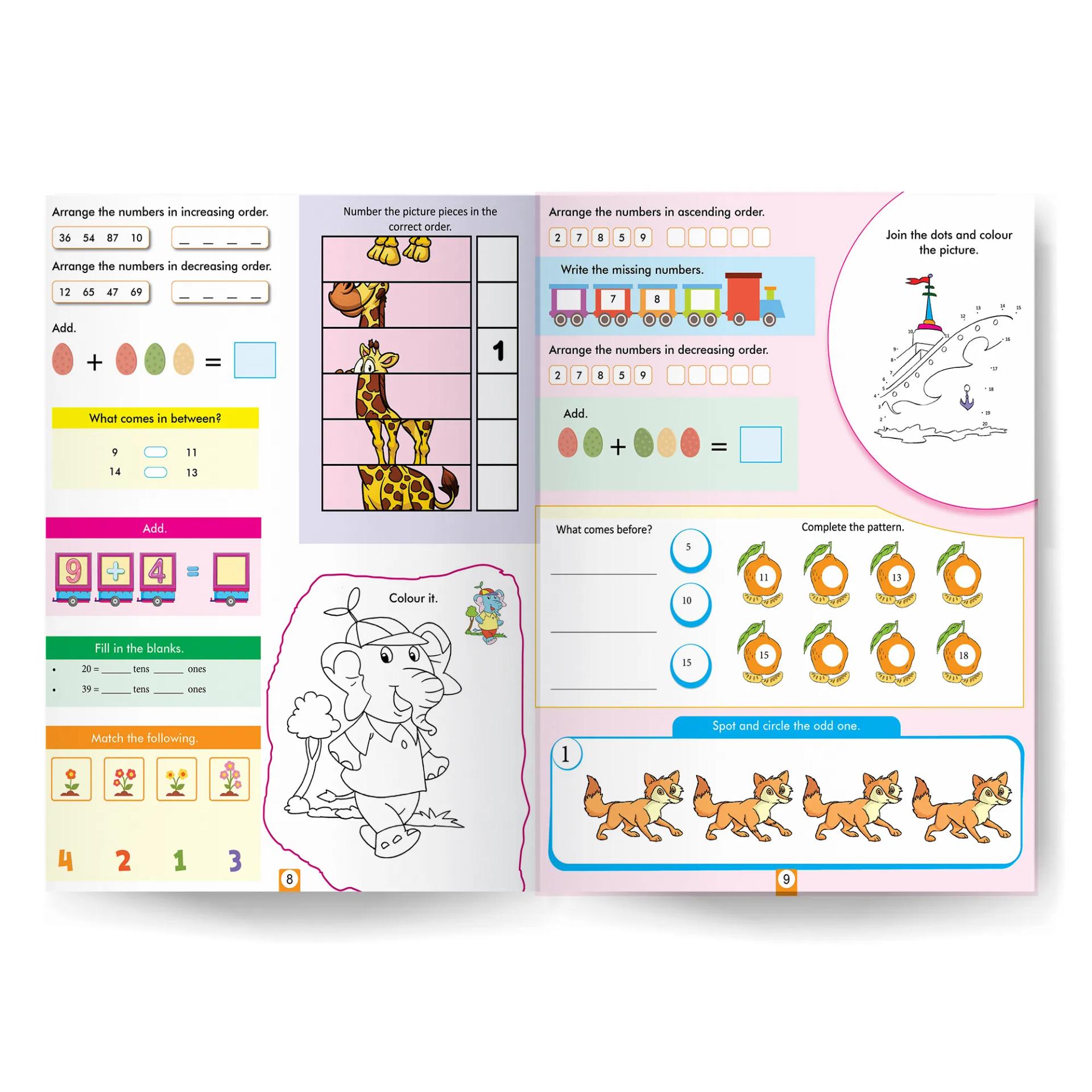 500 Maths Activity Book - Develop Math Skills, Number Sense, Basic Operations, and More. - 4