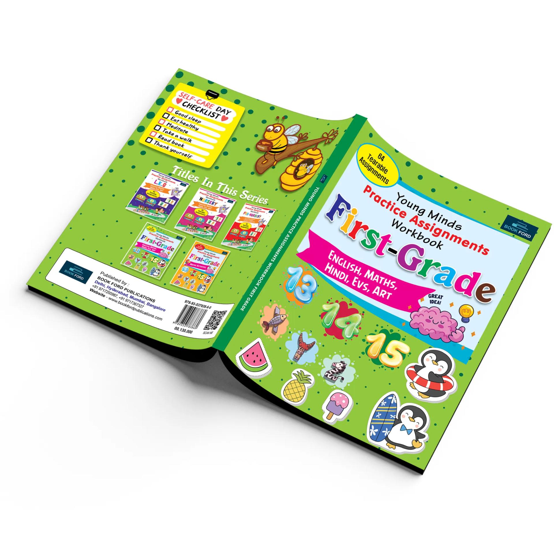 Young Minds Practice Assignments Workbook - First Grade All In 1 Books For Kids - 2
