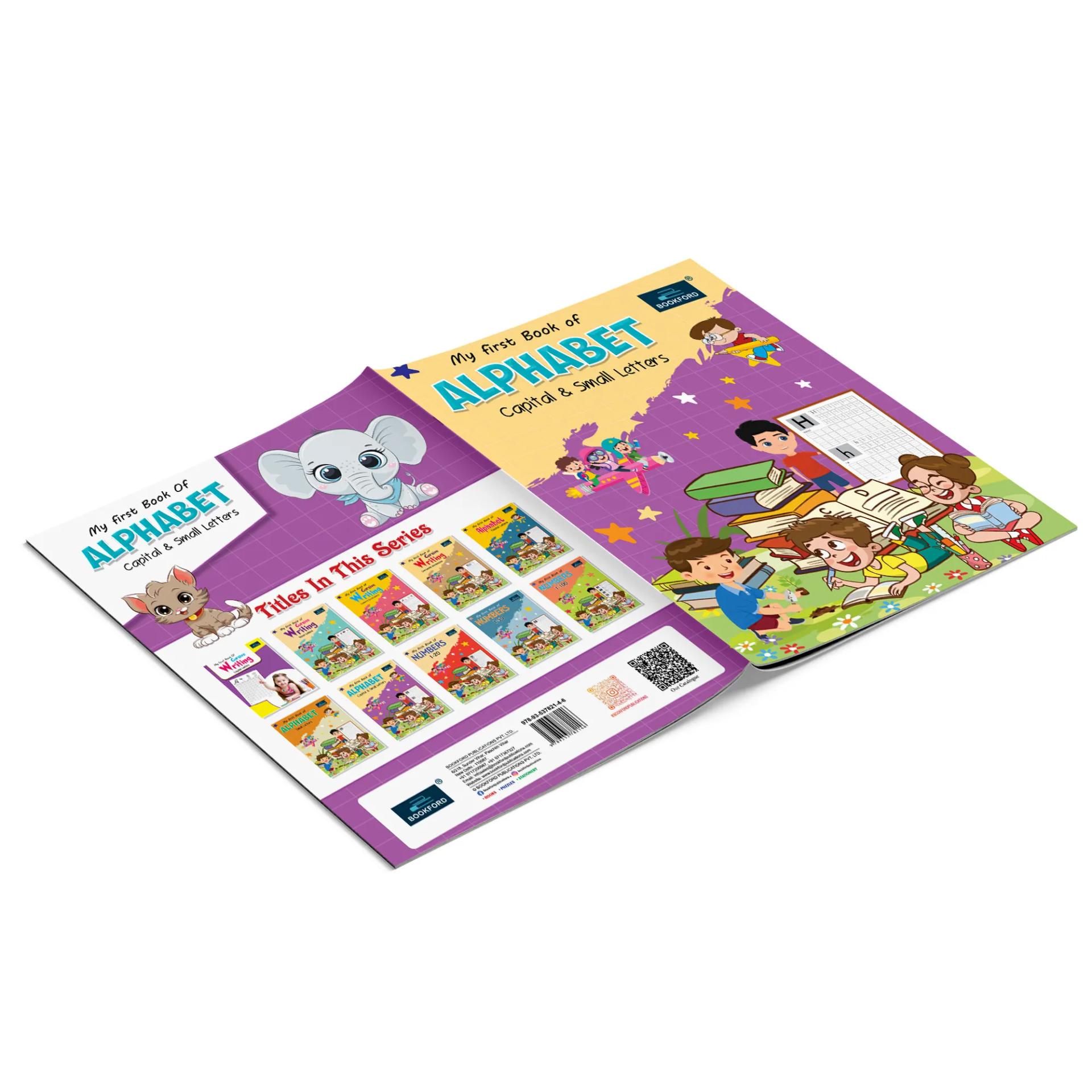 My First Writing Books For Kids - Set Of 2 Books - Capital & Small Letters, And Numbers 1-100 - 6