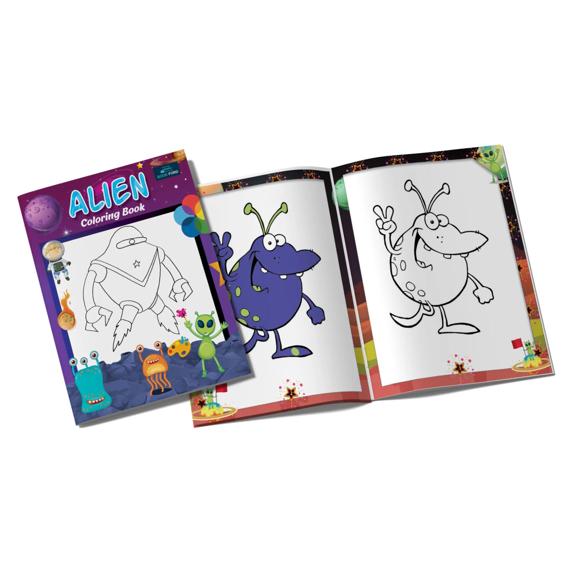 Alien Coloring Book For Kids  - 4