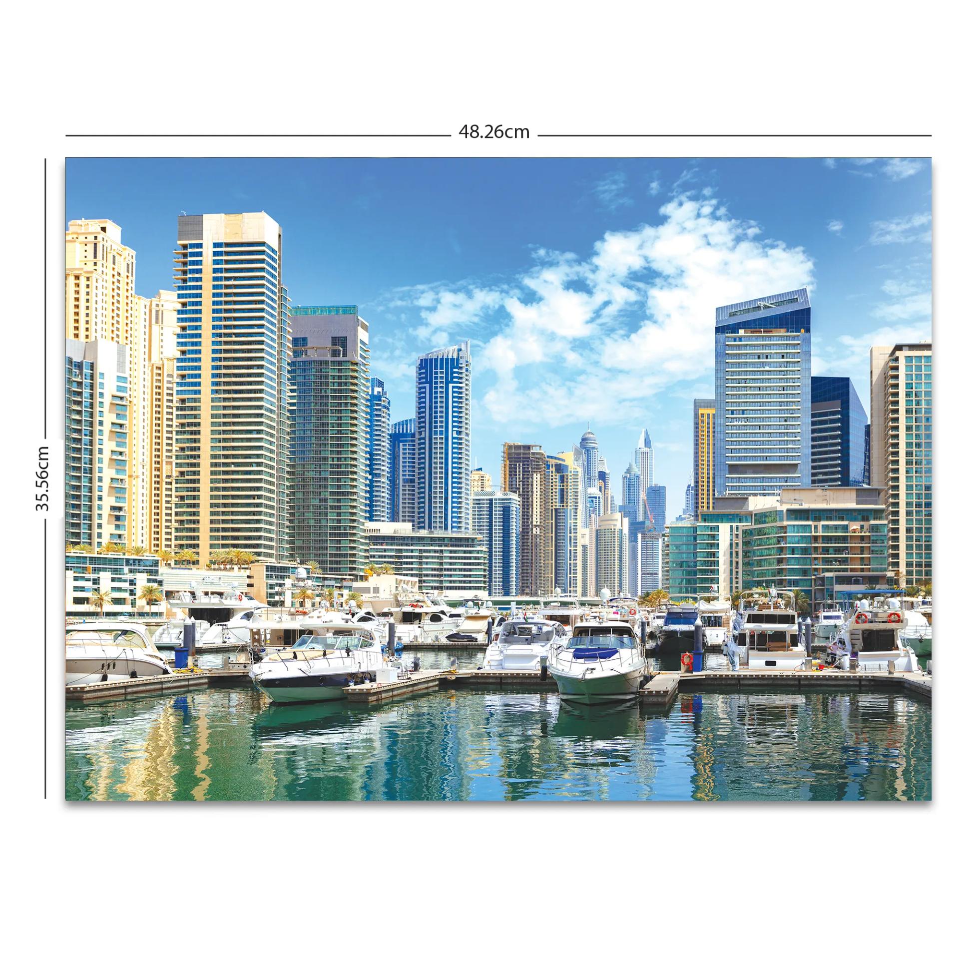 Dubai Marina Jigsaw Puzzle Game & Fun And Learning 200 Pieces - 2