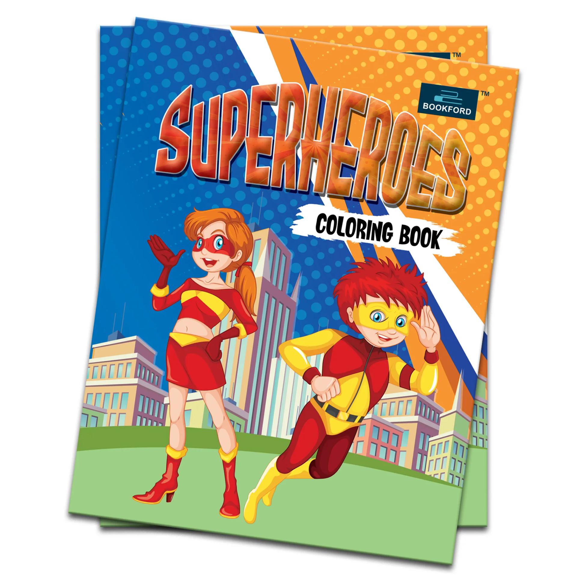 Super Heroes Coloring Book For Kids  - 2