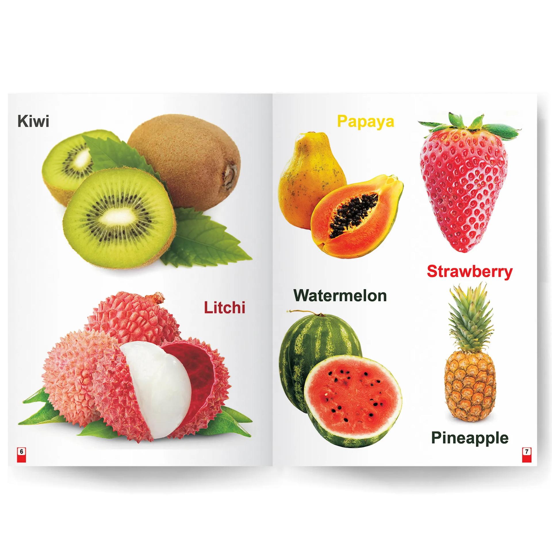 My First Library Book Of - Fruits Books For Kids - 5