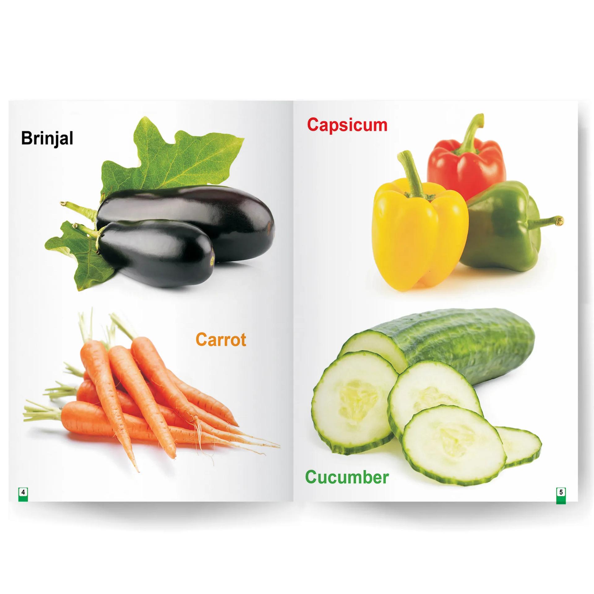 My First Library Book Of - Vegetables Books For Kids - 6