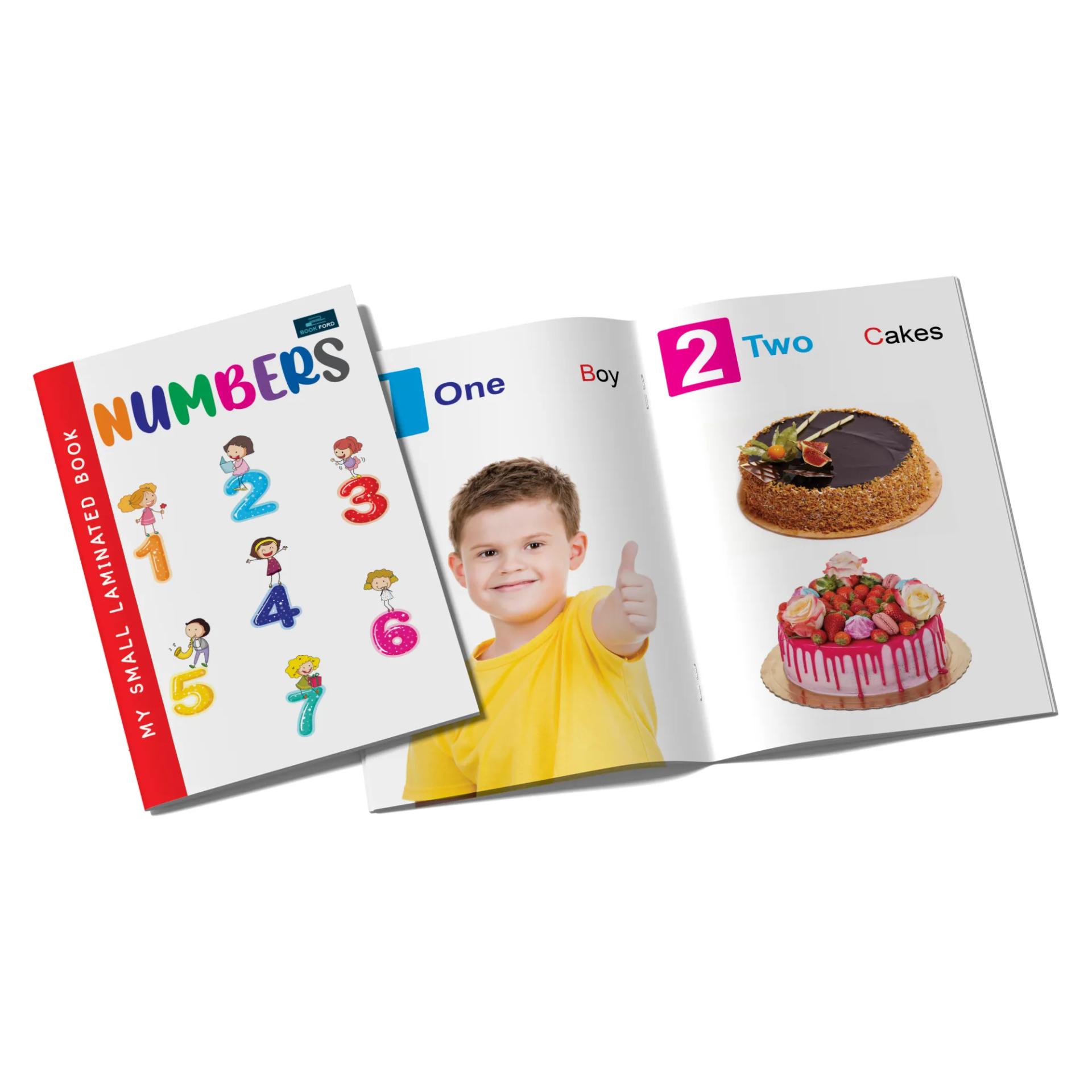 My Small Laminated Books - Set Of 2 Books - Alphabet And Numbers For Kids ,    - 6