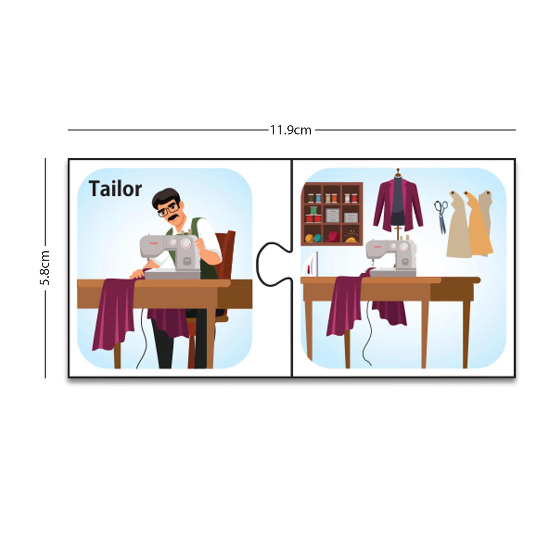 Community Helpers Jigsaw Puzzle Game & Fun And Learning 48 Pieces - 2