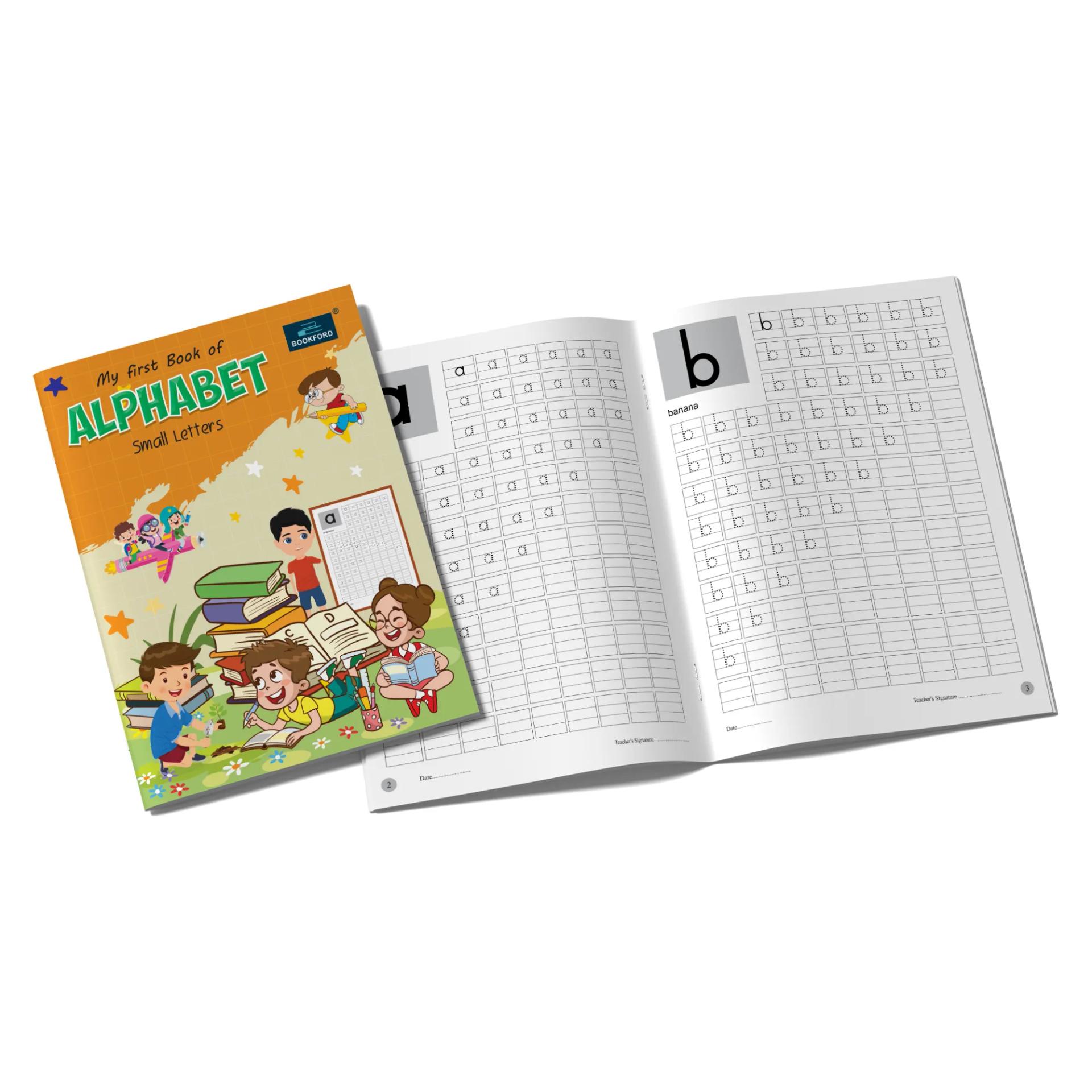 My First Writing Books For Kids - Set Of 2 Books - Small Letters , And Numbers 1-50 , - 5
