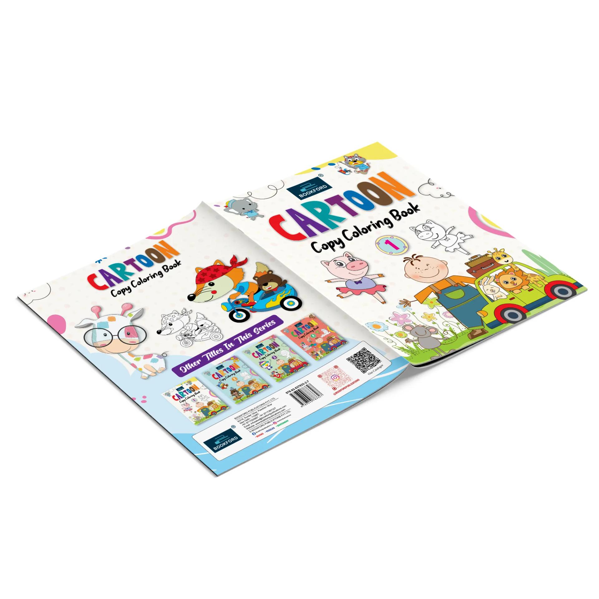 Cartoon Copy Coloring Book Part 1 Coloring Book For Kids - 2