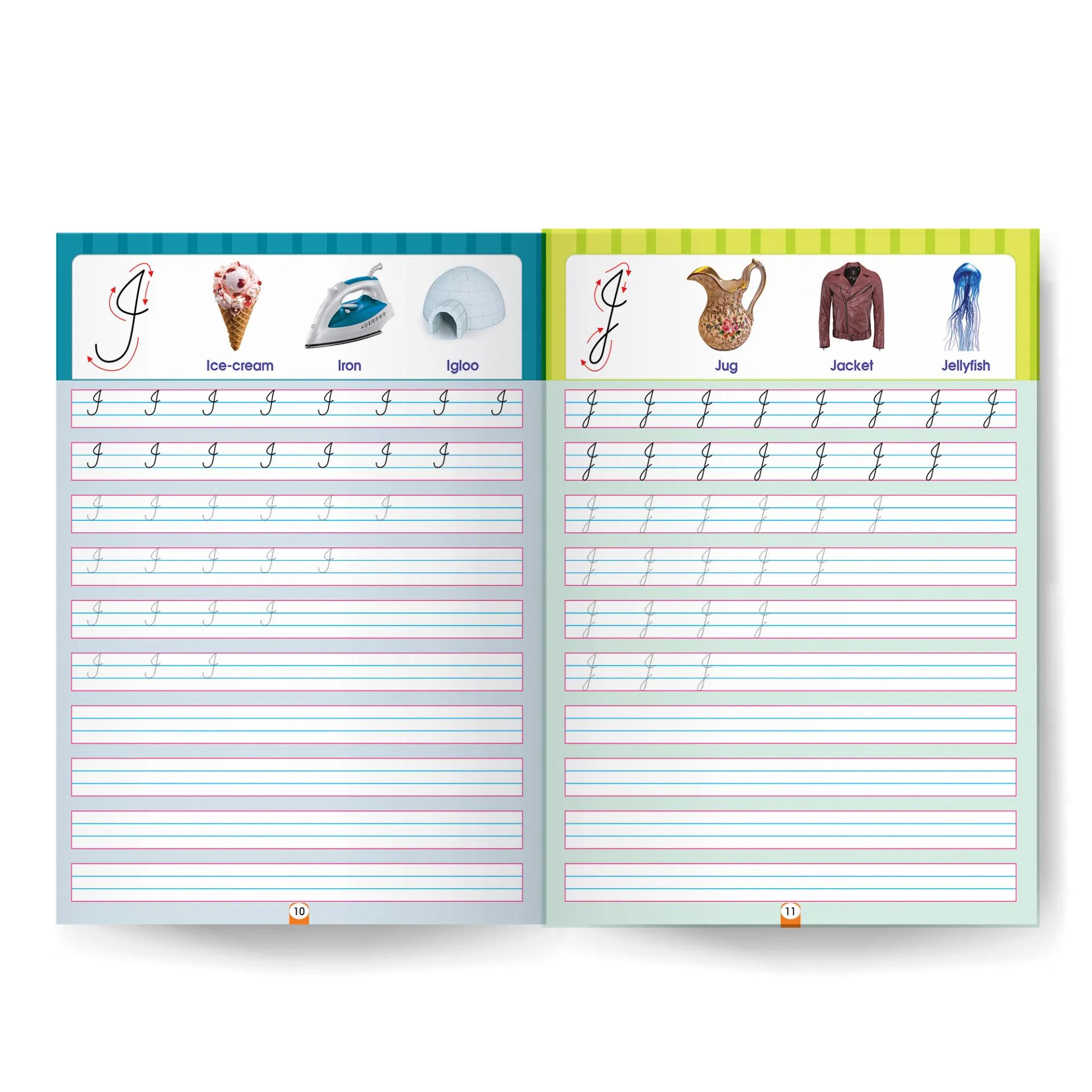 Practice Book Of 5-in-One Cursive Writing - Master The Art Of Beautiful Handwriting  - 6