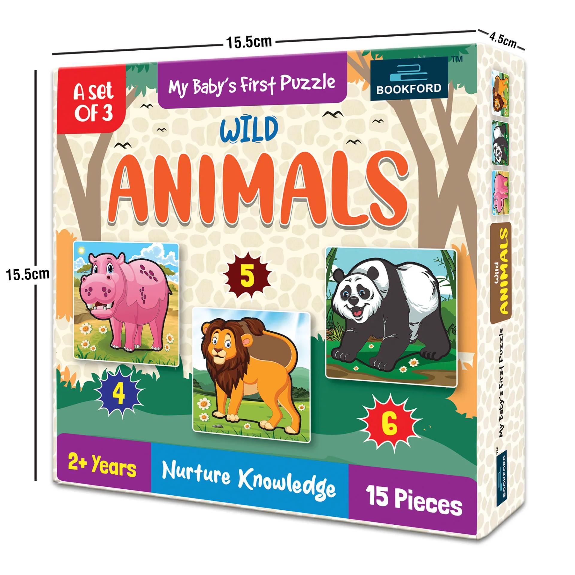 My Baby'S First Wild Animals Jigsaw Puzzle - 6