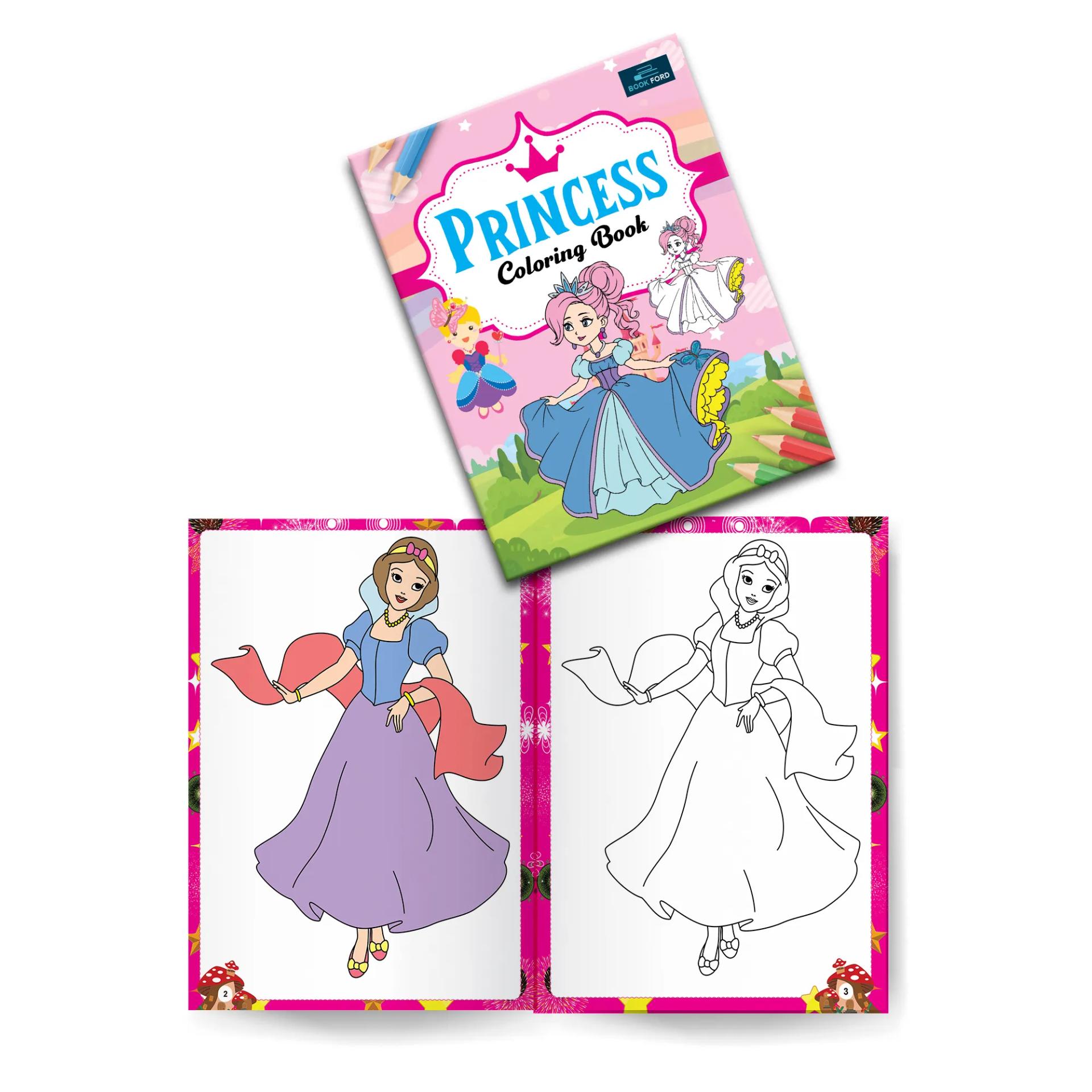 Princess Coloring Book For Kids - 7