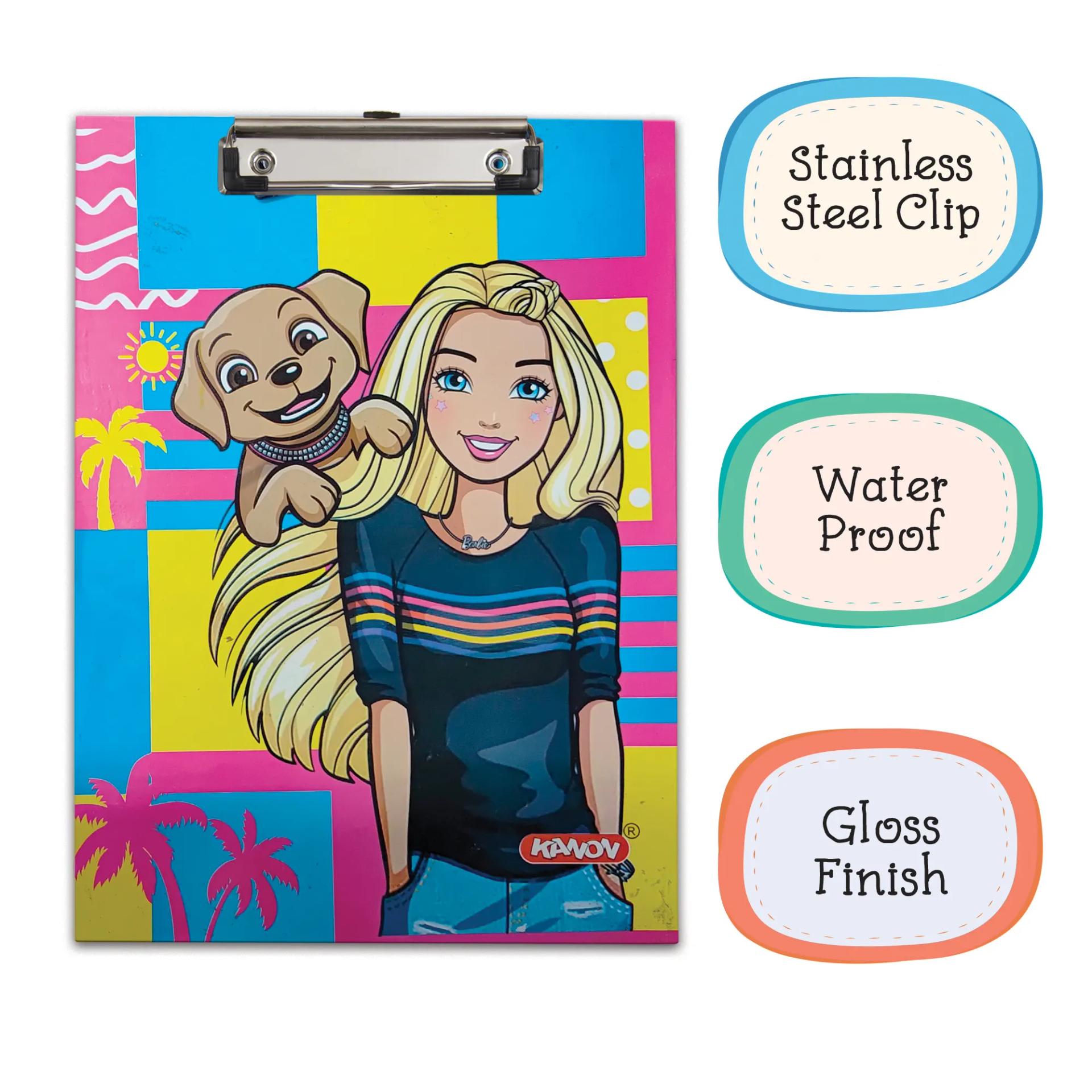 Barbie2 Paper Clipboard | Writing Pad | Drawing/Writing/Exam Board/Clipboard - 4