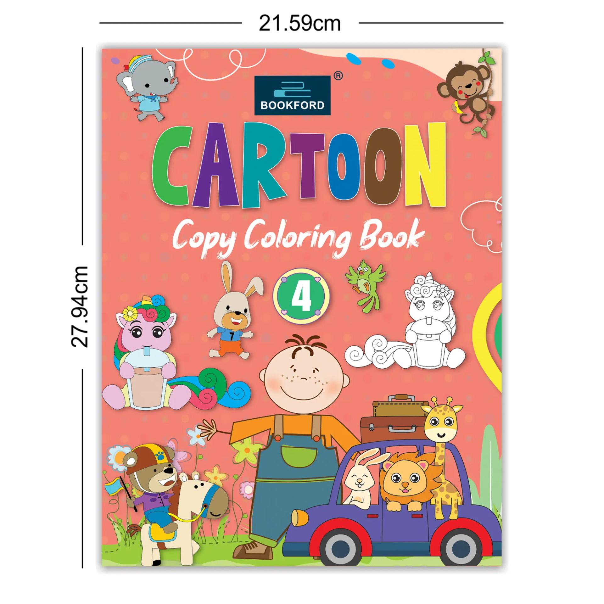 Cartoon Copy Coloring Book Part 4 Coloring Book For Kids - 3