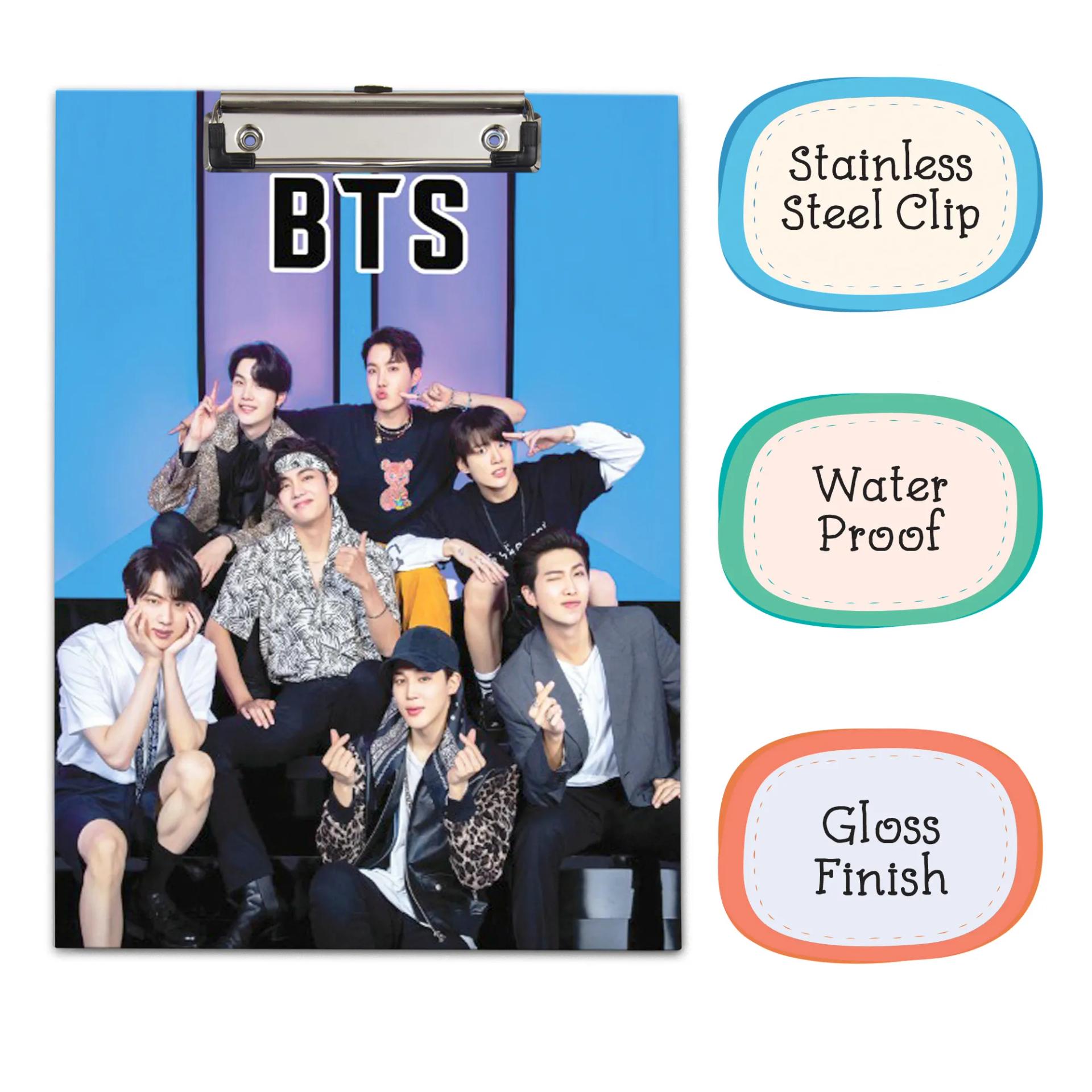 BTS Army Paper Clipboard | Writing Pad | Drawing/Writing/Exam Board/Clipboard - 4