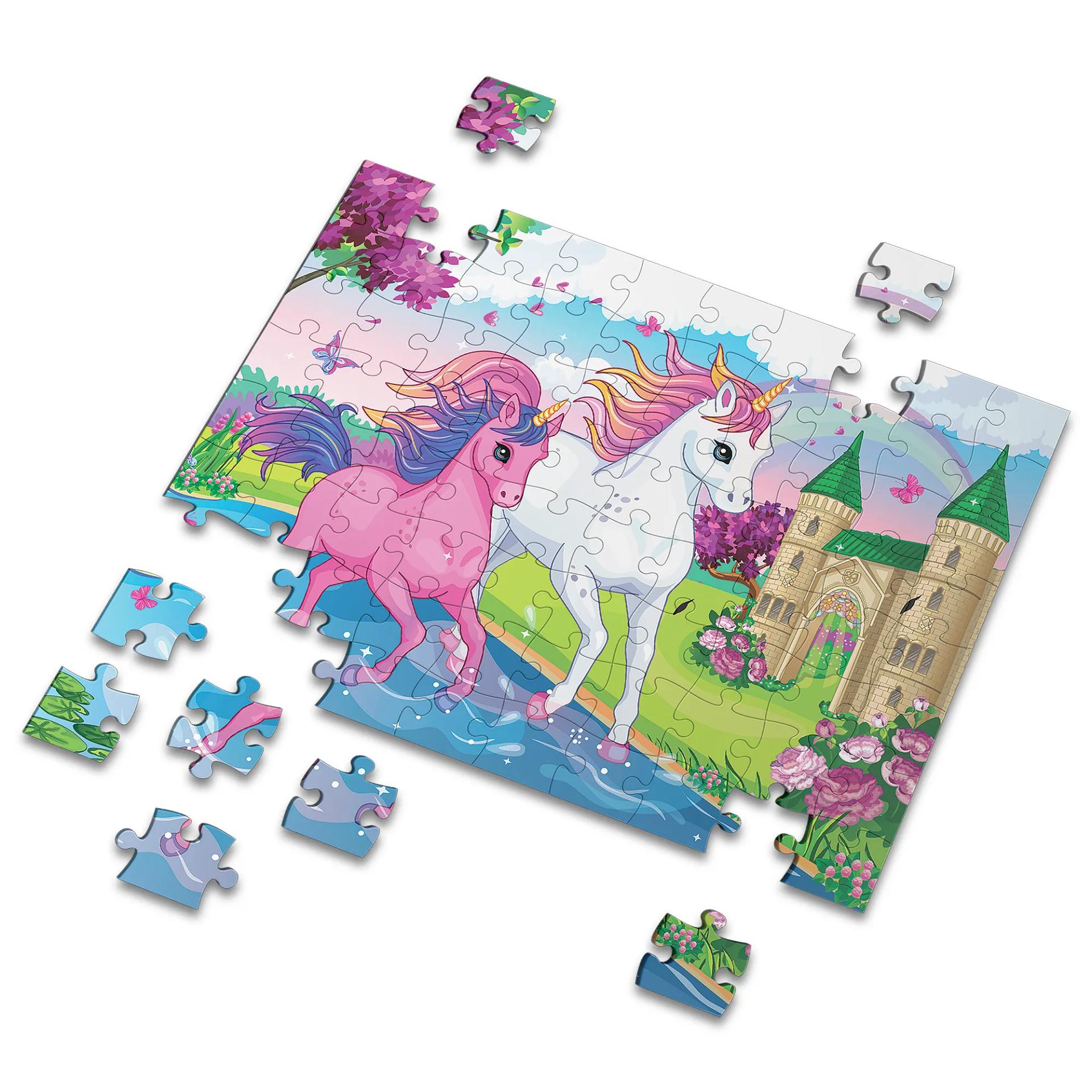 Era Of Unicorn Jigsaw Puzzle Game & Fun And Learning 96 Pieces - 3